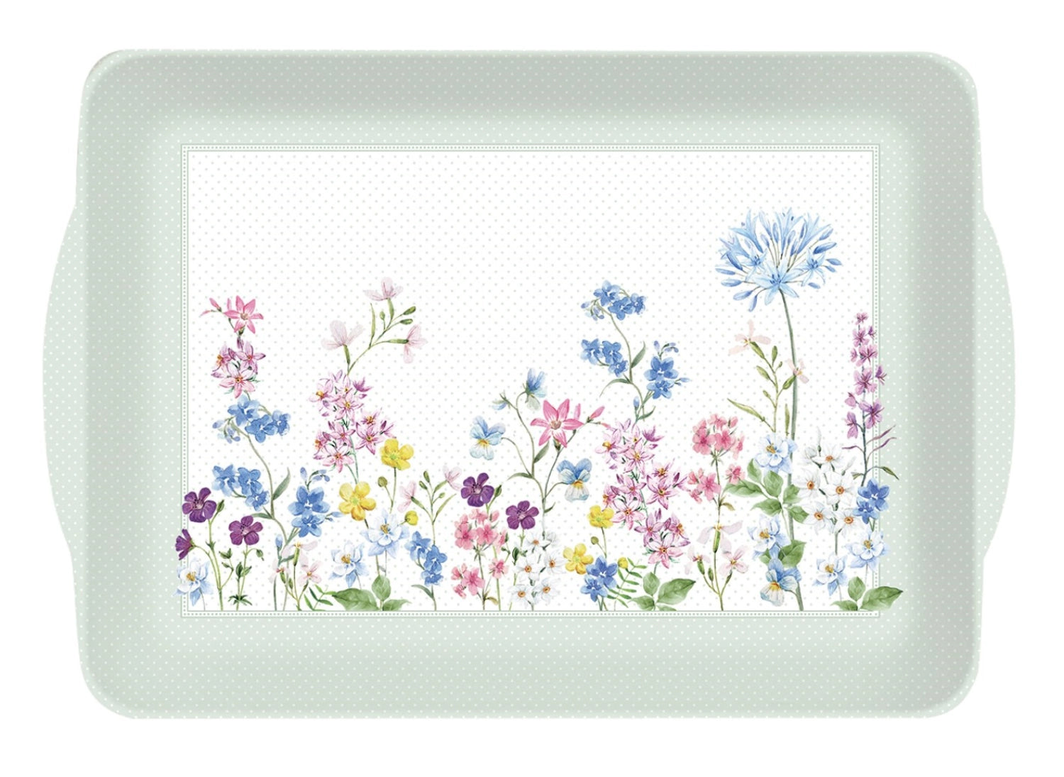 Entdecken Sie das stilvolle Floraison Tablett mit Griffen (46x32cm) von Easy Life. Ideal für Küche und Esszimmer, langlebig und leicht zu reinigen.