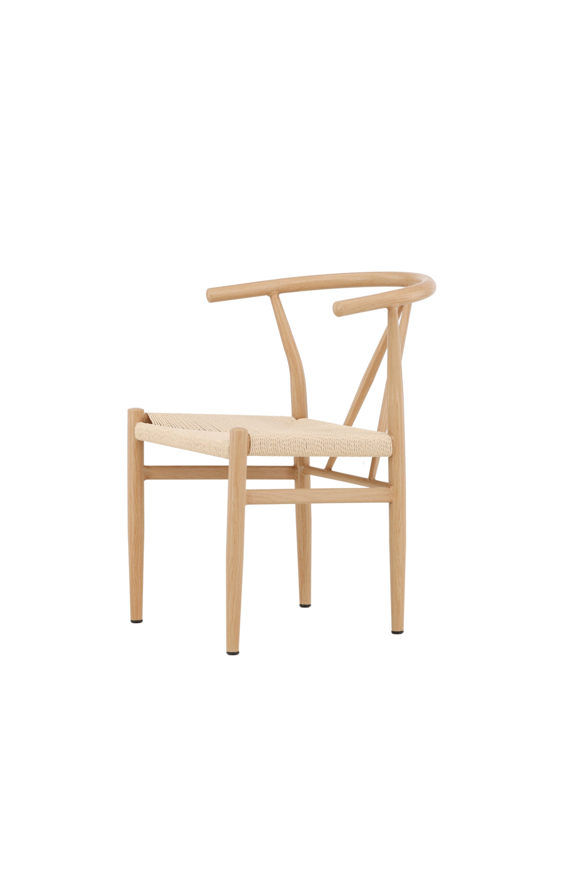 Alfons Esszimmerstuhl in Natur präsentiert im Onlineshop von KAQTU Design AG. Schalenstuhl mit Armlehne ist von Venture Home