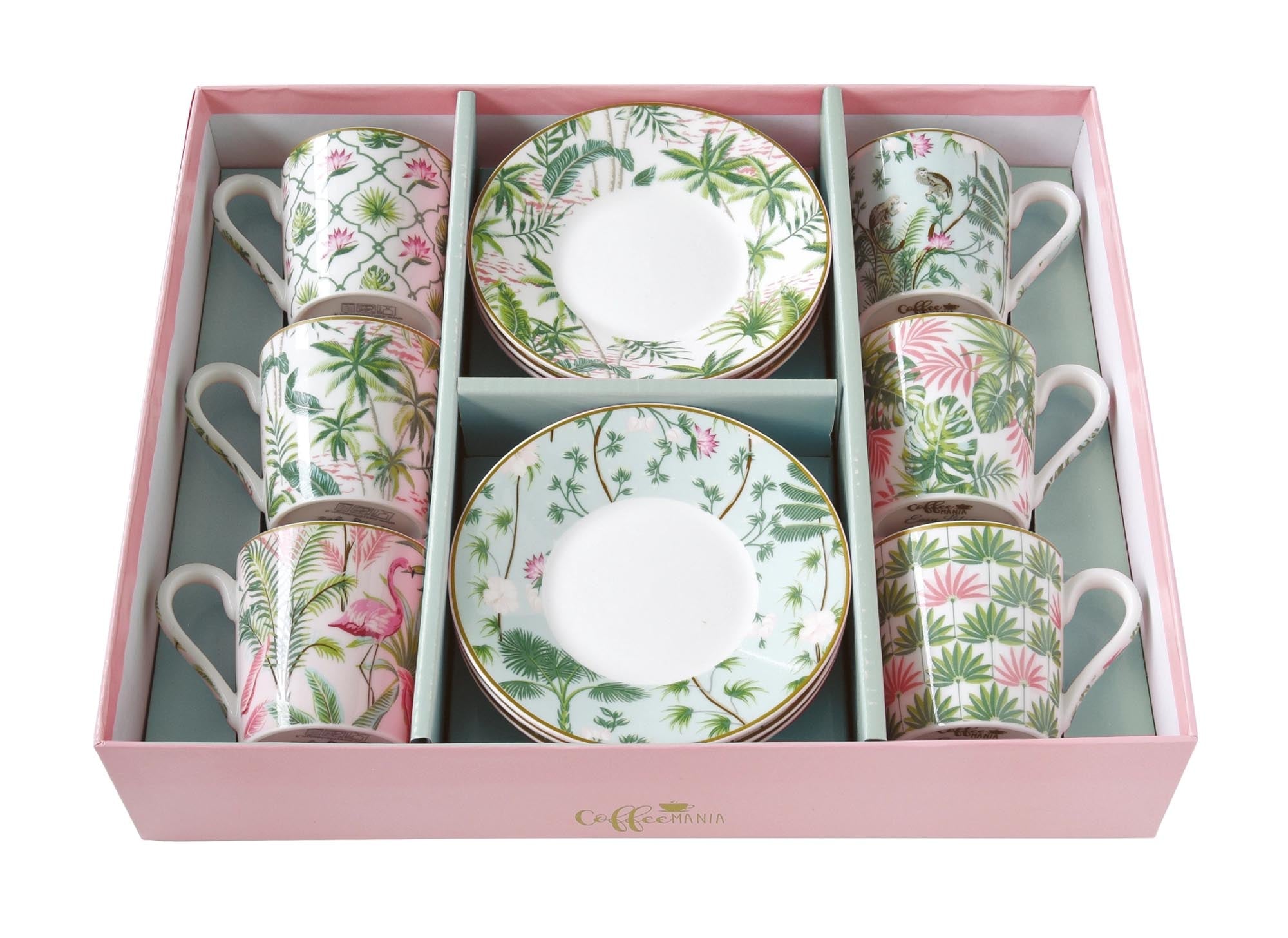 Entdecken Sie die eleganten 100ml Espressotassen im Wild-Design von Easy Life. Perfekt für Kaffeegenuss und stilvolle Anlässe.