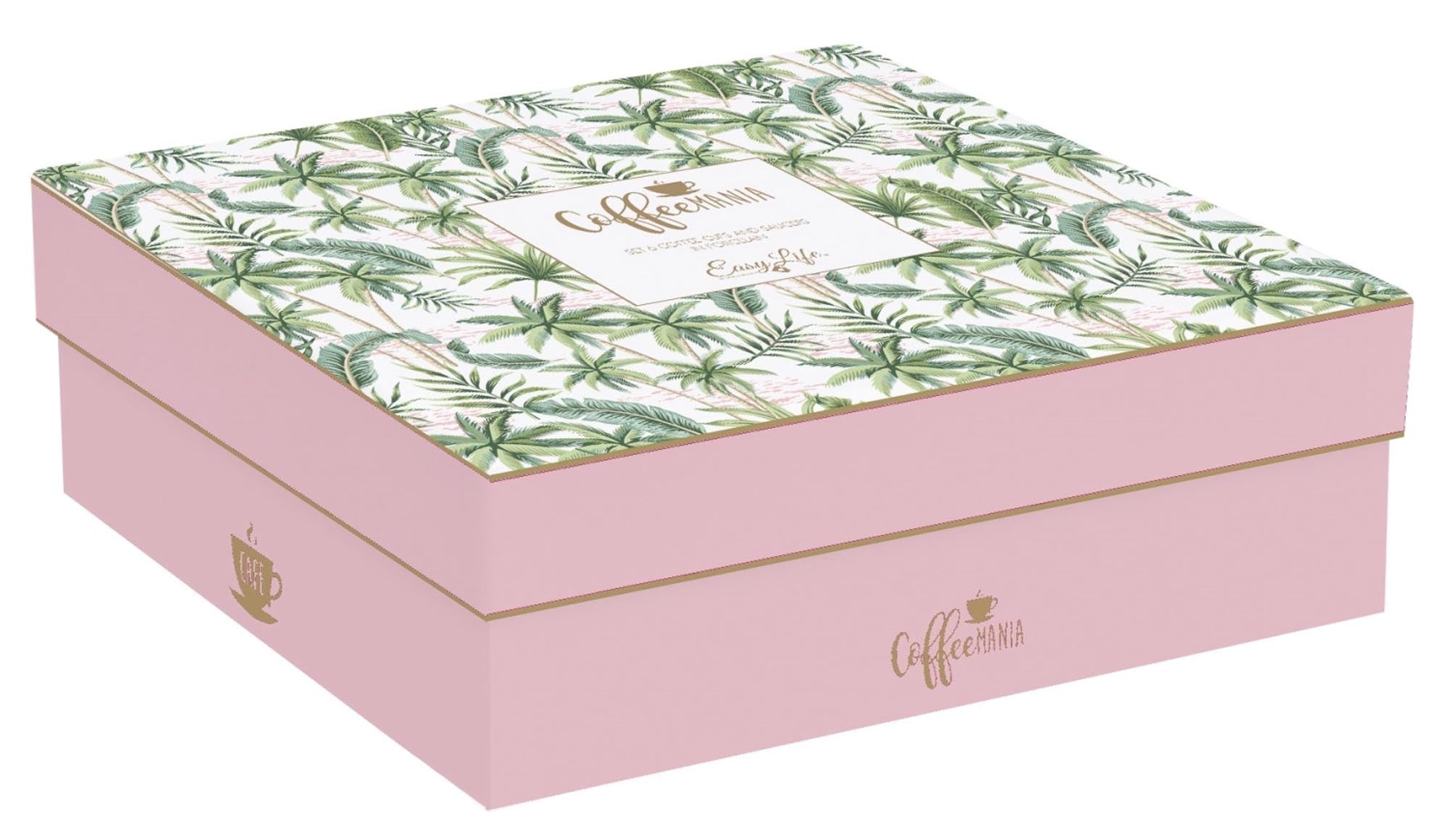 Exklusive Coffee Mania Espressotassen im Wild-Look, 100ml, 6er-Set.