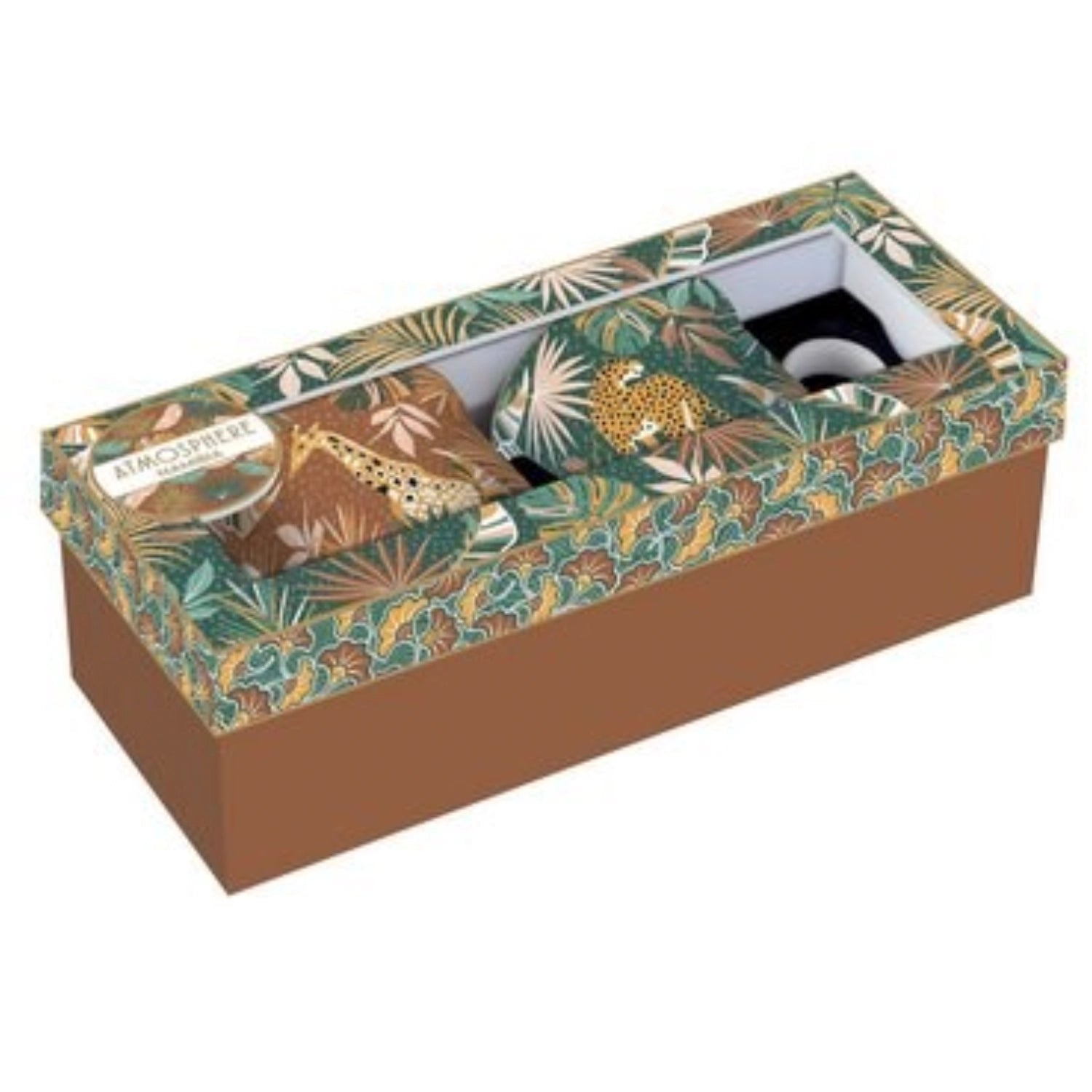 2er Set Namibia Porzellanbecher 300ml in Mehrfarbig präsentiert im Onlineshop von KAQTU Design AG. Tasse ist von Easy Life