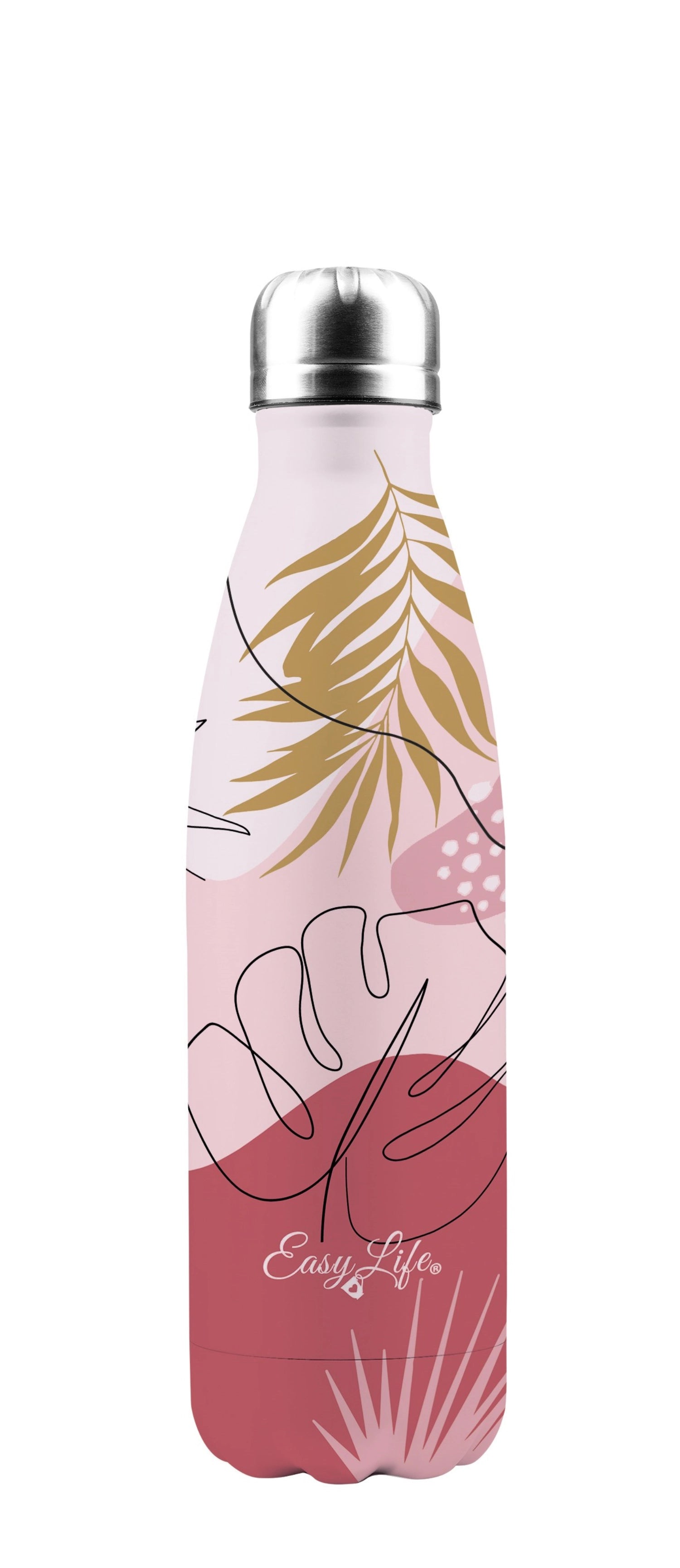 Entdecken Sie die doppelwandige Isolierflasche 500ml - Abstract von Easy Life. Stilvoll, robust und umweltfreundlich für heiße und kalte Getränke.