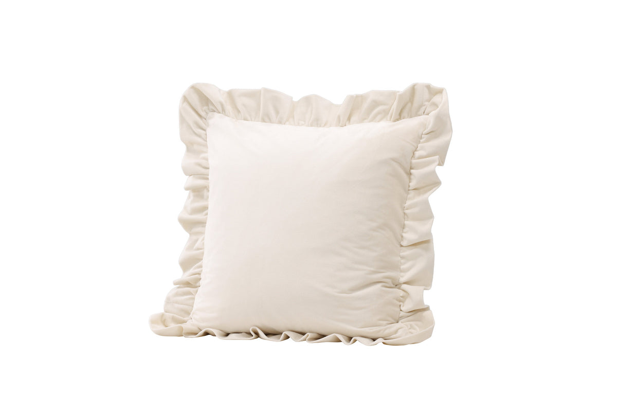 Hailey Kissenbezug in Weiss präsentiert im Onlineshop von KAQTU Design AG. Deko Kissenbezug ist von Venture Home