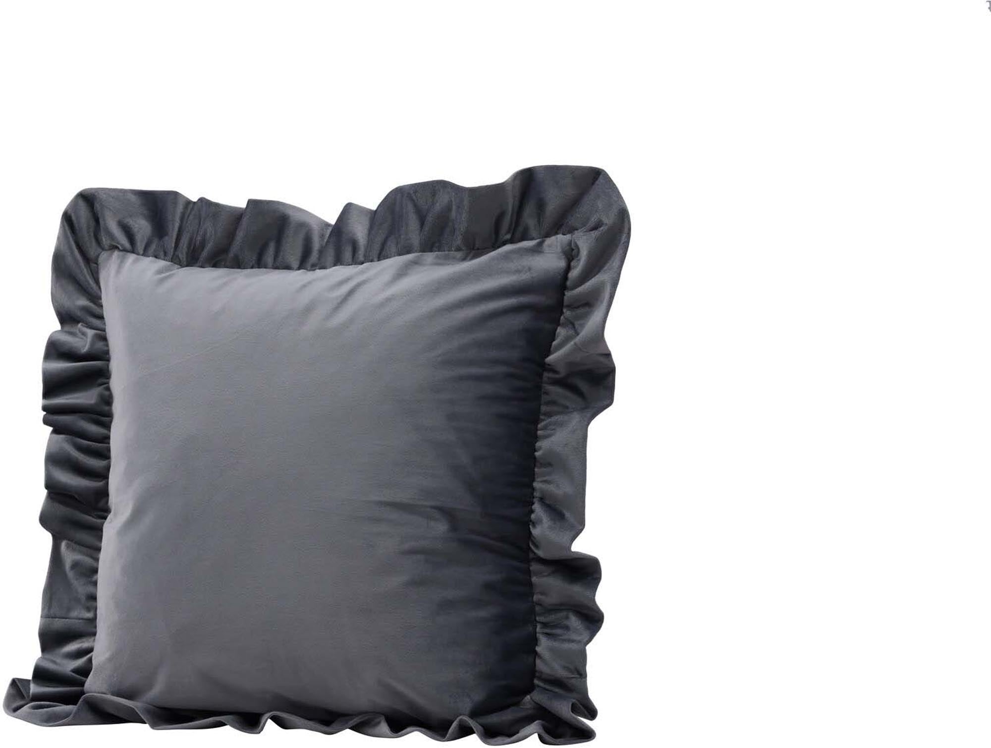 Hailey Kissenbezug in Grau präsentiert im Onlineshop von KAQTU Design AG. Deko Kissenbezug ist von Venture Home