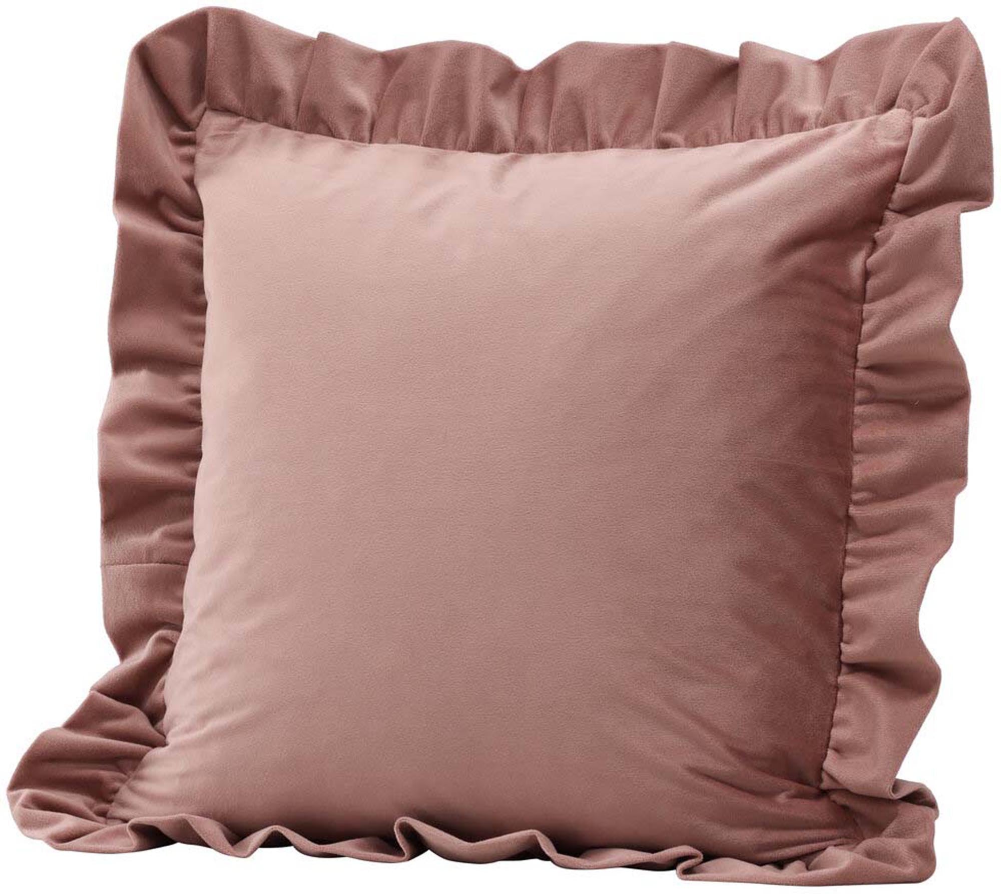 Hailey Kissenbezug in Rosa präsentiert im Onlineshop von KAQTU Design AG. Deko Kissenbezug ist von Venture Home