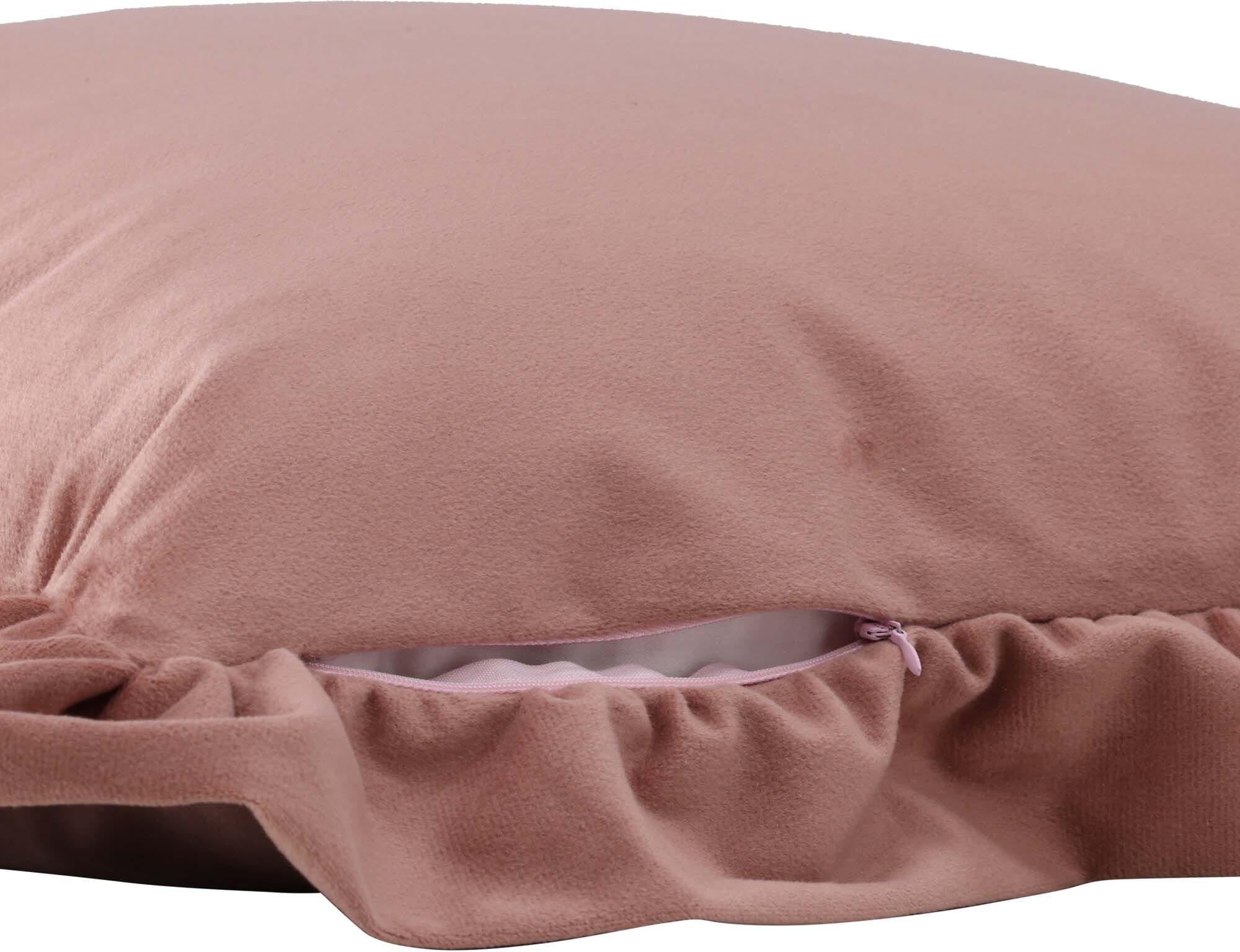 Hailey Kissenbezug in Rosa präsentiert im Onlineshop von KAQTU Design AG. Deko Kissenbezug ist von Venture Home