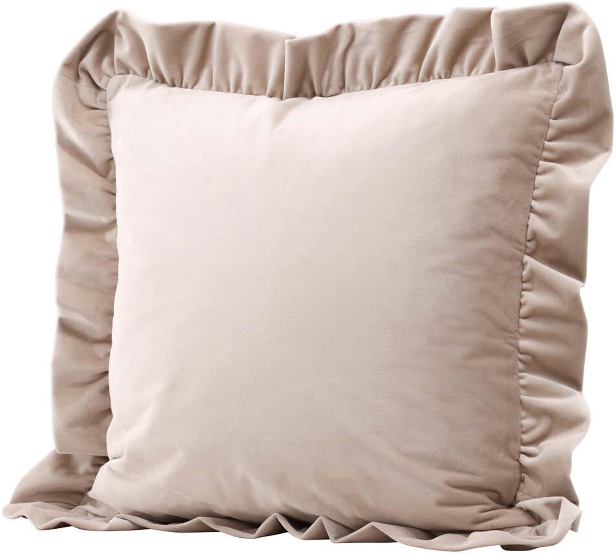 Hailey Kissenbezug in Beige präsentiert im Onlineshop von KAQTU Design AG. Deko Kissenbezug ist von Venture Home