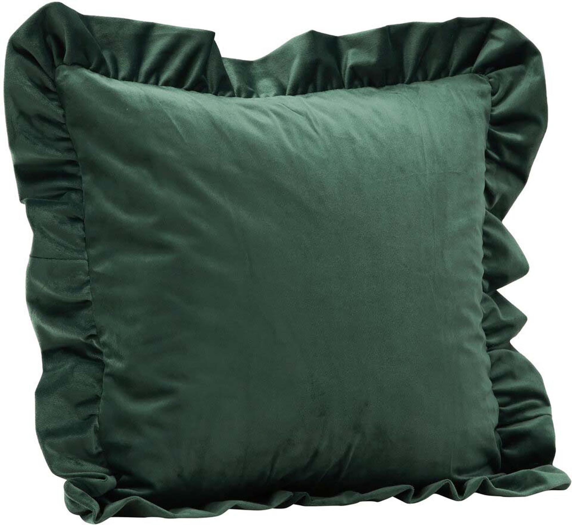 Hailey Kissenbezug in Grün präsentiert im Onlineshop von KAQTU Design AG. Deko Kissenbezug ist von Venture Home