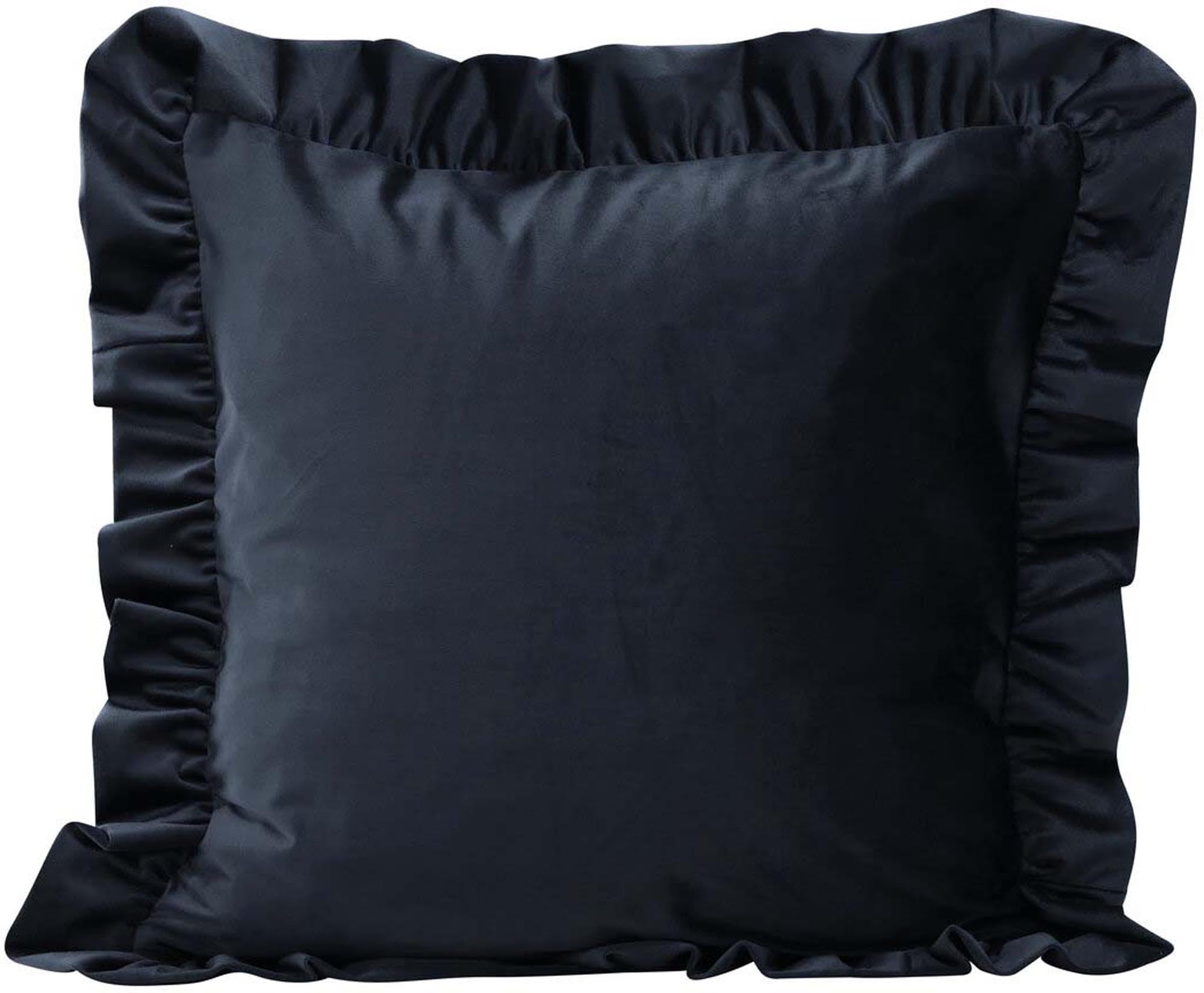 Hailey Kissenbezug in Dunkelblau präsentiert im Onlineshop von KAQTU Design AG. Deko Kissenbezug ist von Venture Home