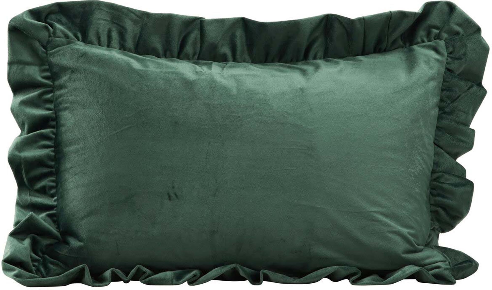 Hailey Kissenbezug in Grün präsentiert im Onlineshop von KAQTU Design AG. Deko Kissenbezug ist von Venture Home