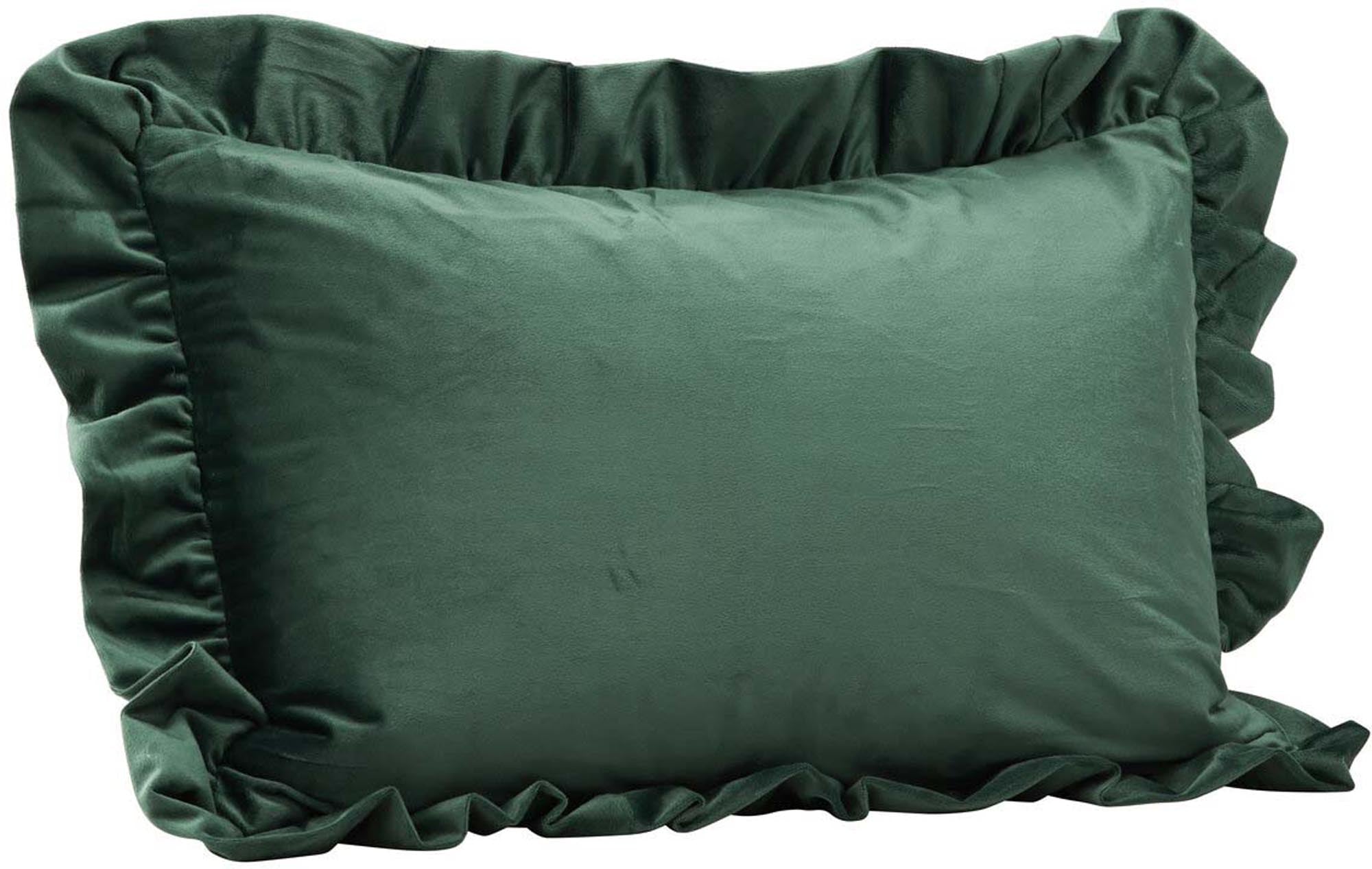 Hailey Kissenbezug in Grün präsentiert im Onlineshop von KAQTU Design AG. Deko Kissenbezug ist von Venture Home