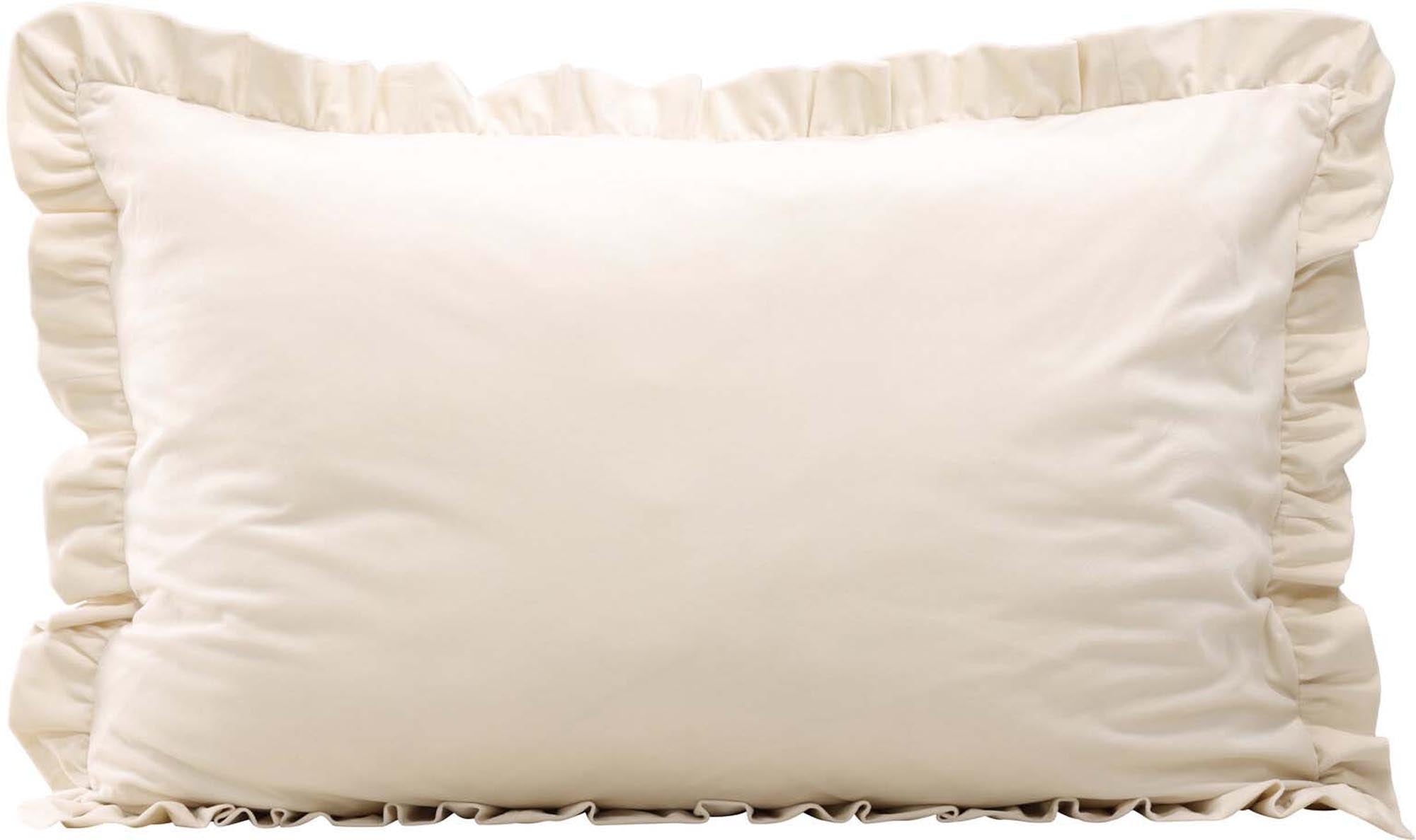 Hailey Kissenbezug in Weiss präsentiert im Onlineshop von KAQTU Design AG. Kissenbezug ist von Venture Home