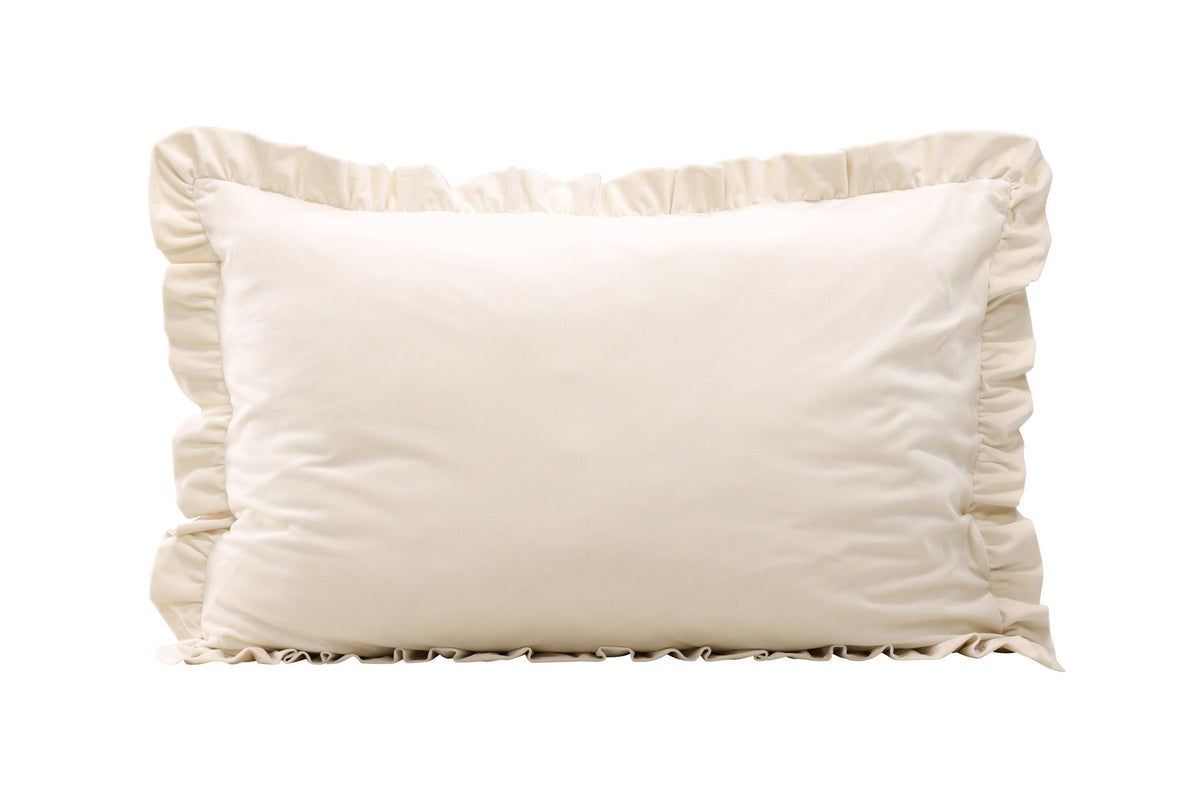 Hailey Kissenbezug in Weiss präsentiert im Onlineshop von KAQTU Design AG. Deko Kissenbezug ist von Venture Home