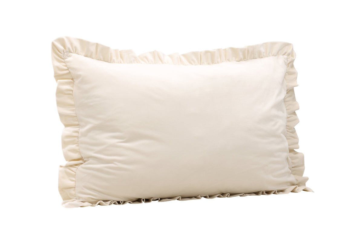 Hailey Kissenbezug in Weiss präsentiert im Onlineshop von KAQTU Design AG. Deko Kissenbezug ist von Venture Home