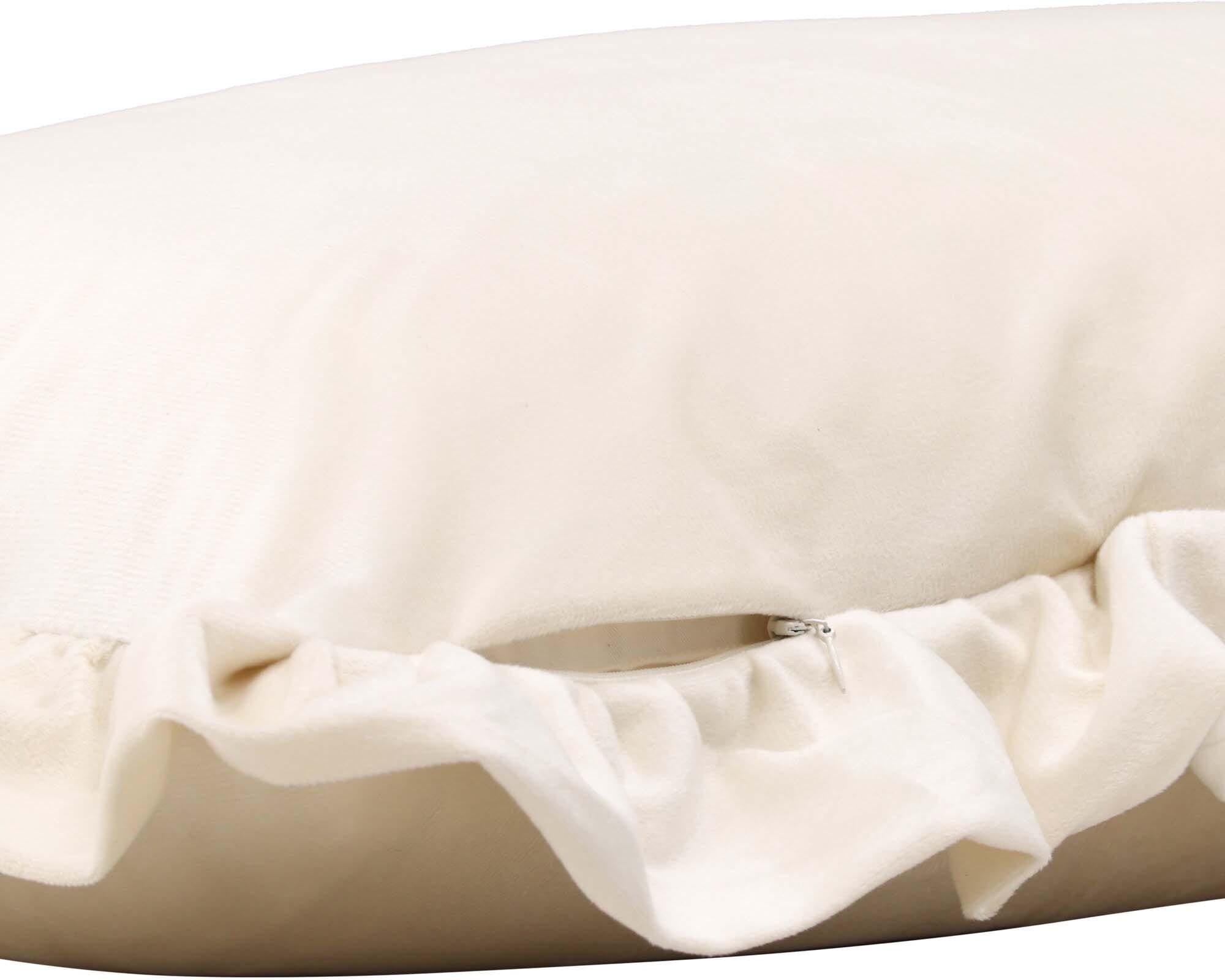 Hailey Kissenbezug in Weiss präsentiert im Onlineshop von KAQTU Design AG. Kissenbezug ist von Venture Home