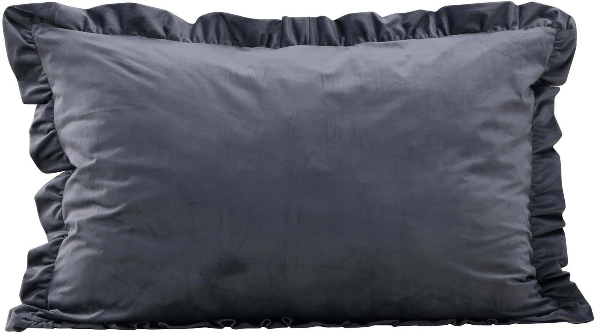 Hailey Kissenbezug in Grau präsentiert im Onlineshop von KAQTU Design AG. Deko Kissenbezug ist von Venture Home