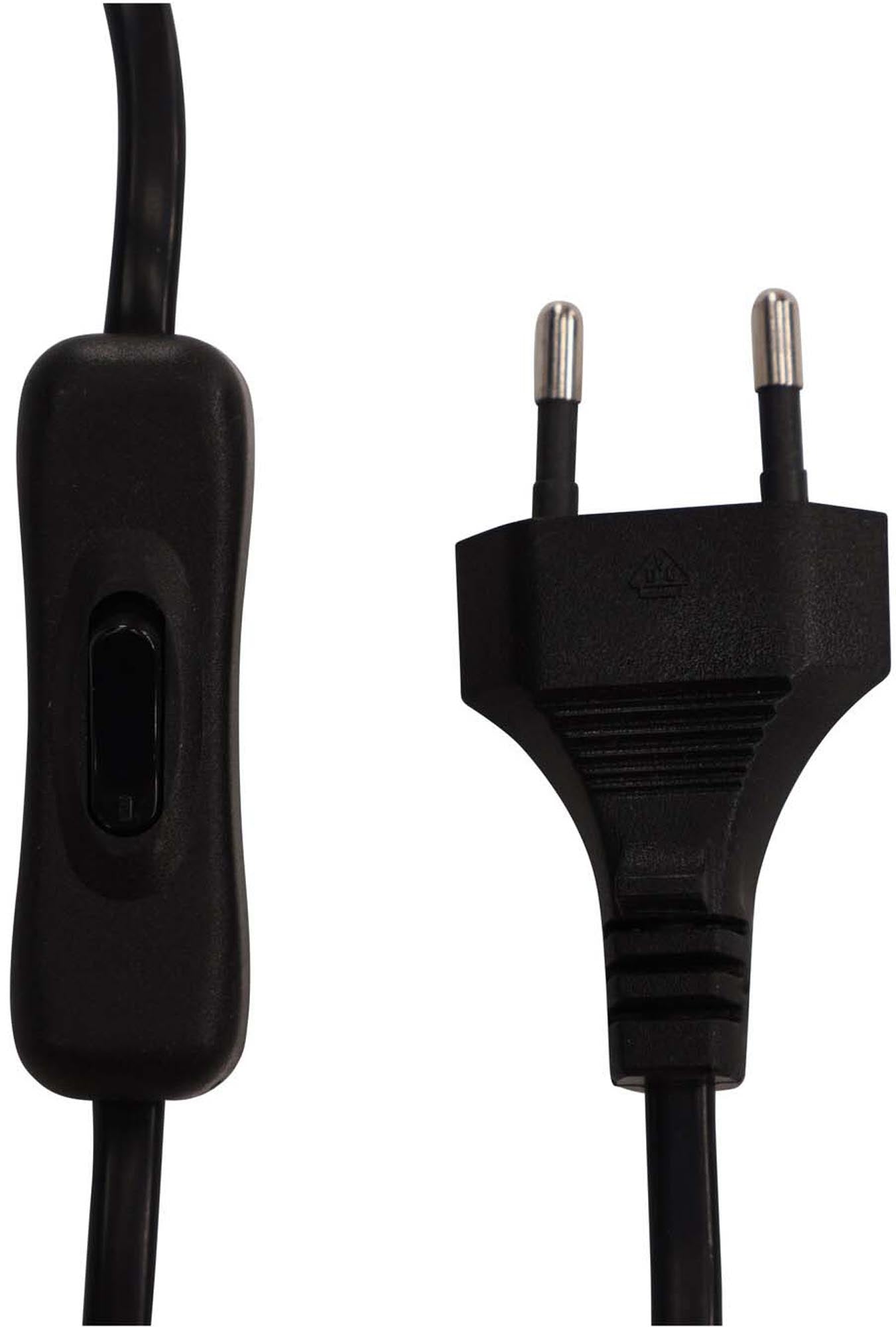 Elegante Gap Tischleuchte: Robuster Eisenfuss, schwarzer Schirm mit Netzmuster. Stilvoller Blickfang für jeden Raum.