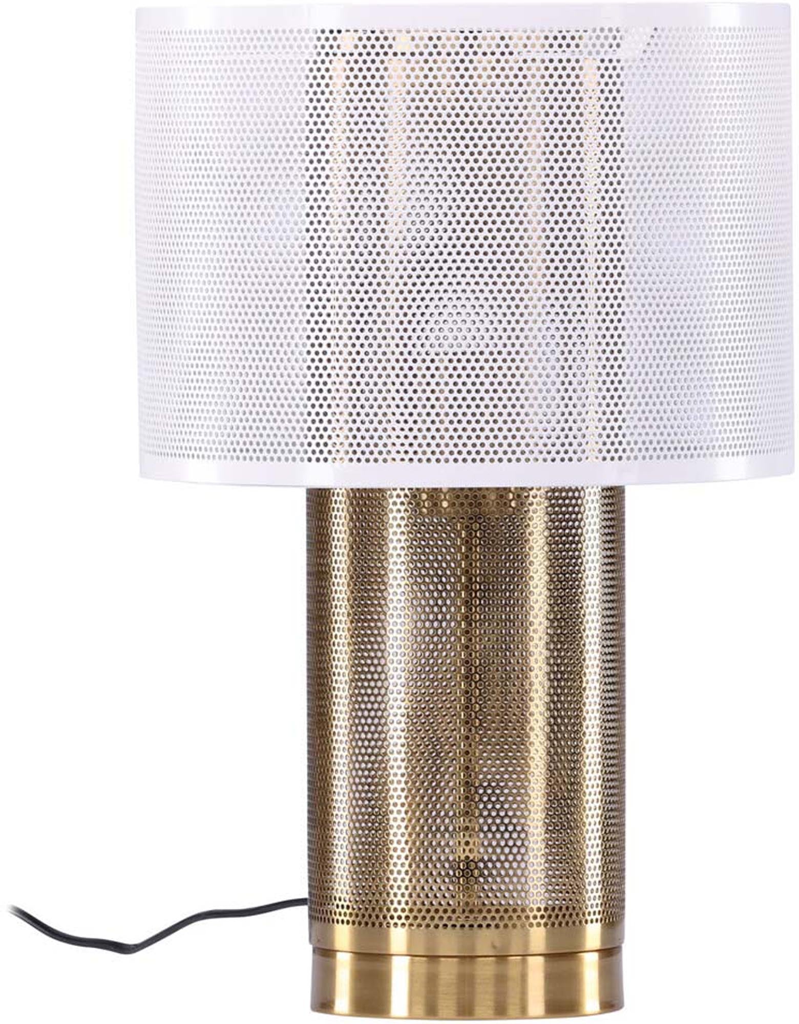 Gap Tischleuchte von Venture Home: Elegante Lichtquelle mit modernem Design und robustem Eisenfuß für jeden Raum.