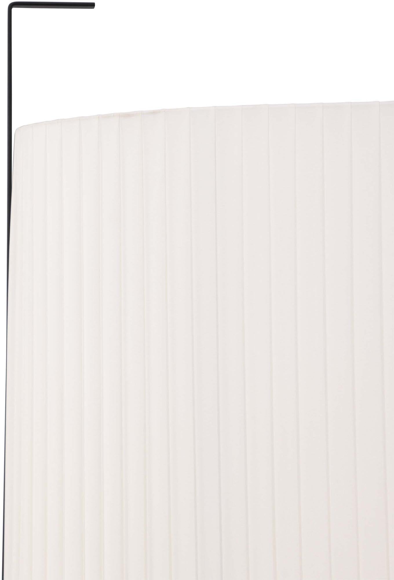 Elegante Rennes Stehleuchte von Venture Home, vereint robustes Eisen und feines Leinen für stilvolle Beleuchtung und Atmosphäre.