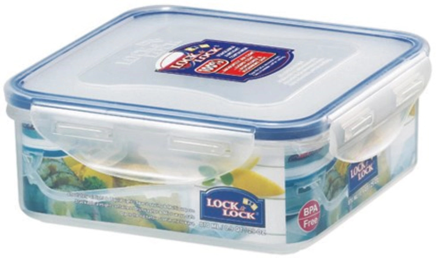 Vorratsdose quadratisch 0.87lt 15.5×15.5×6cm