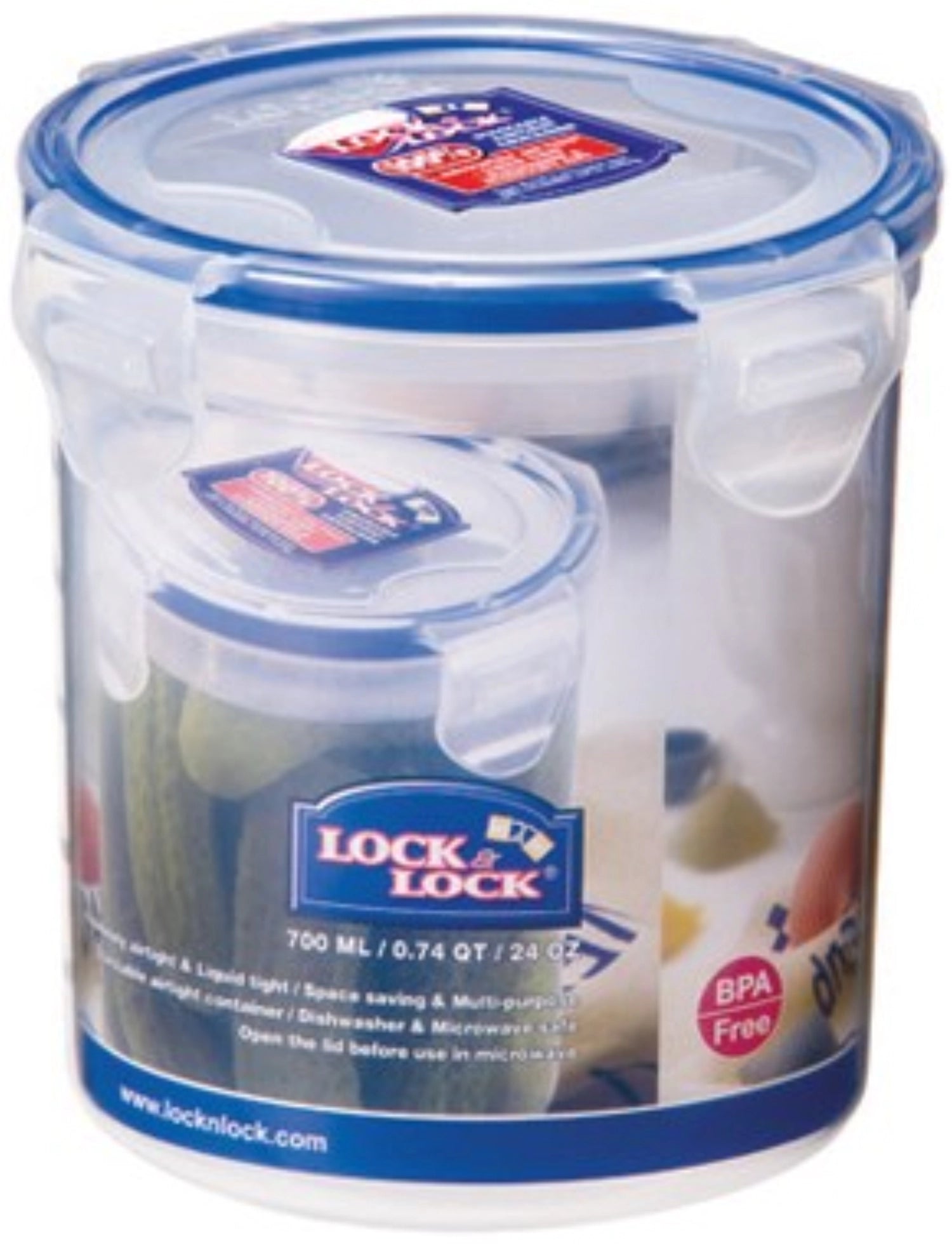 Vorratsdose rund 0.7lt von Lock&Lock: luftdicht, BPA-frei, ideal für frische Lebensmittel. Perfekte Aufbewahrungslösung für Ihre Küche!