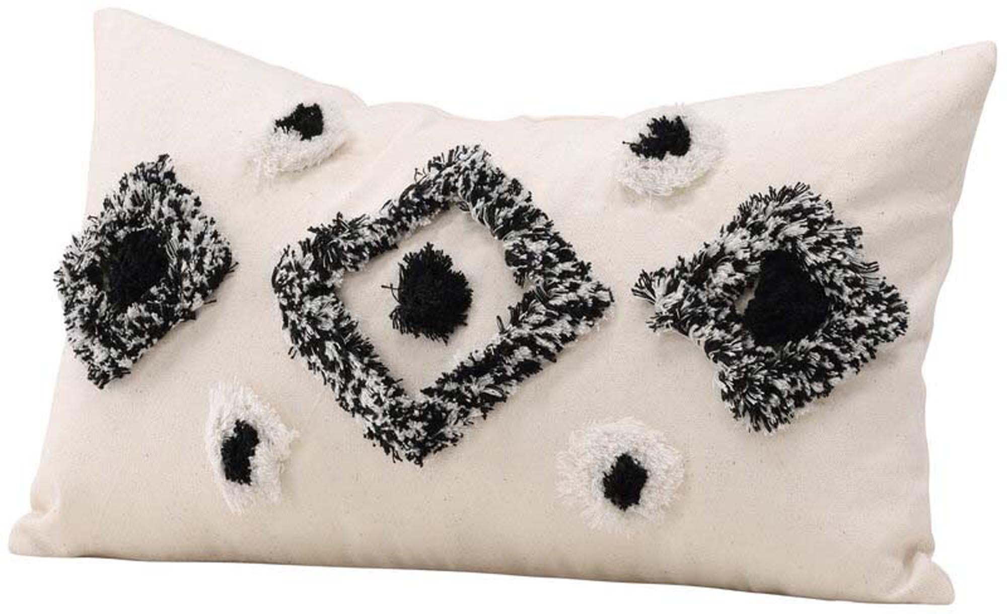 Entdecken Sie den stilvollen Melissa Kissenbezug von Venture Home in Weiß und Schwarz. Hochwertige Materialien, pflegeleicht und vielseitig kombinierbar.