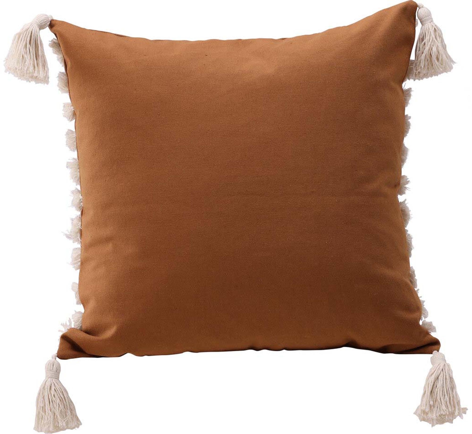 Verleihen Sie Ihrem Wohnraum mit dem Elina Kissenbezug von Venture Home in elegantem Rostbraun eine individuelle Note. Hochwertig und stilvoll!