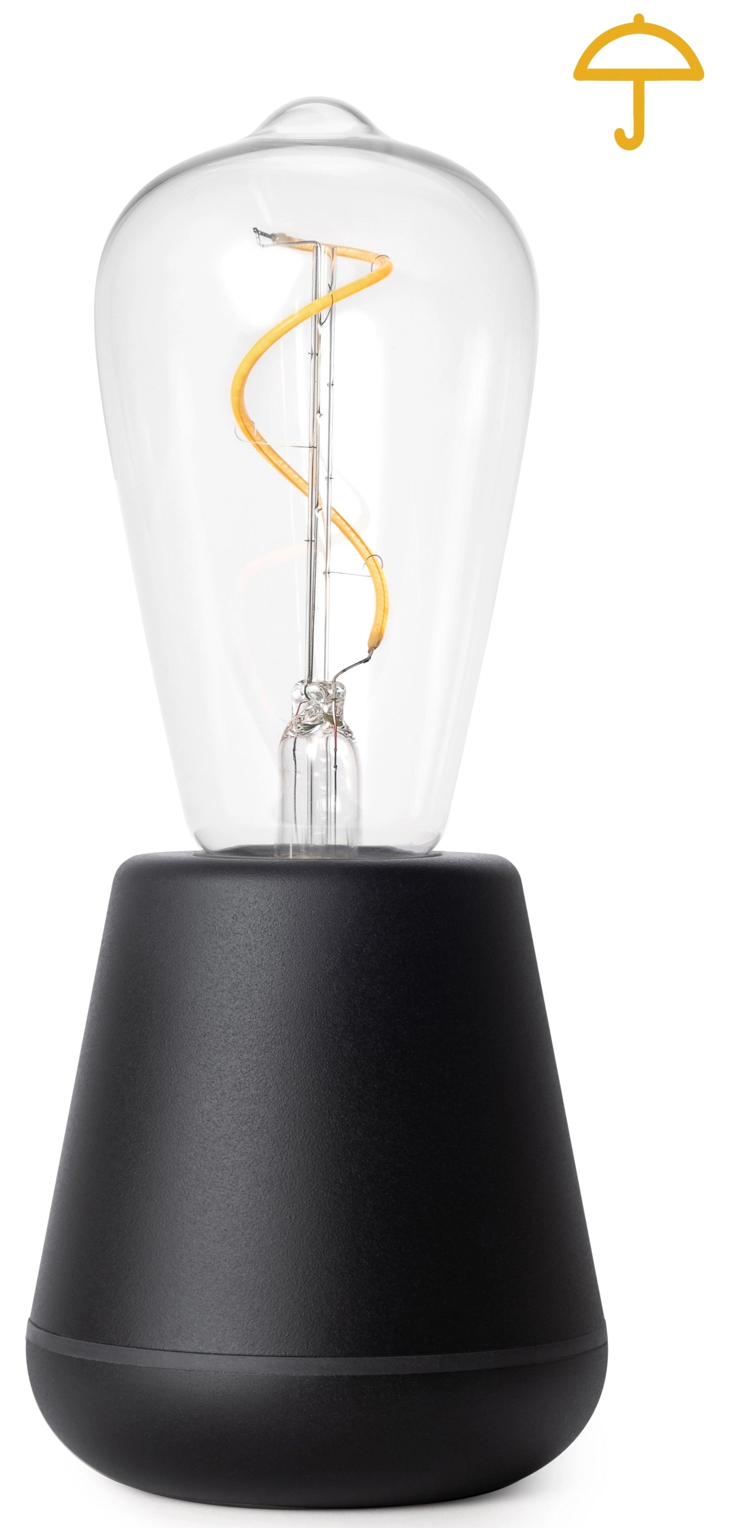 Die Humble One Outdoor Table Light in Schwarz ist wetterfest, stilvoll und ideal für gesellige Abende im Freien. Perfekte Beleuchtung für jeden Anlass!