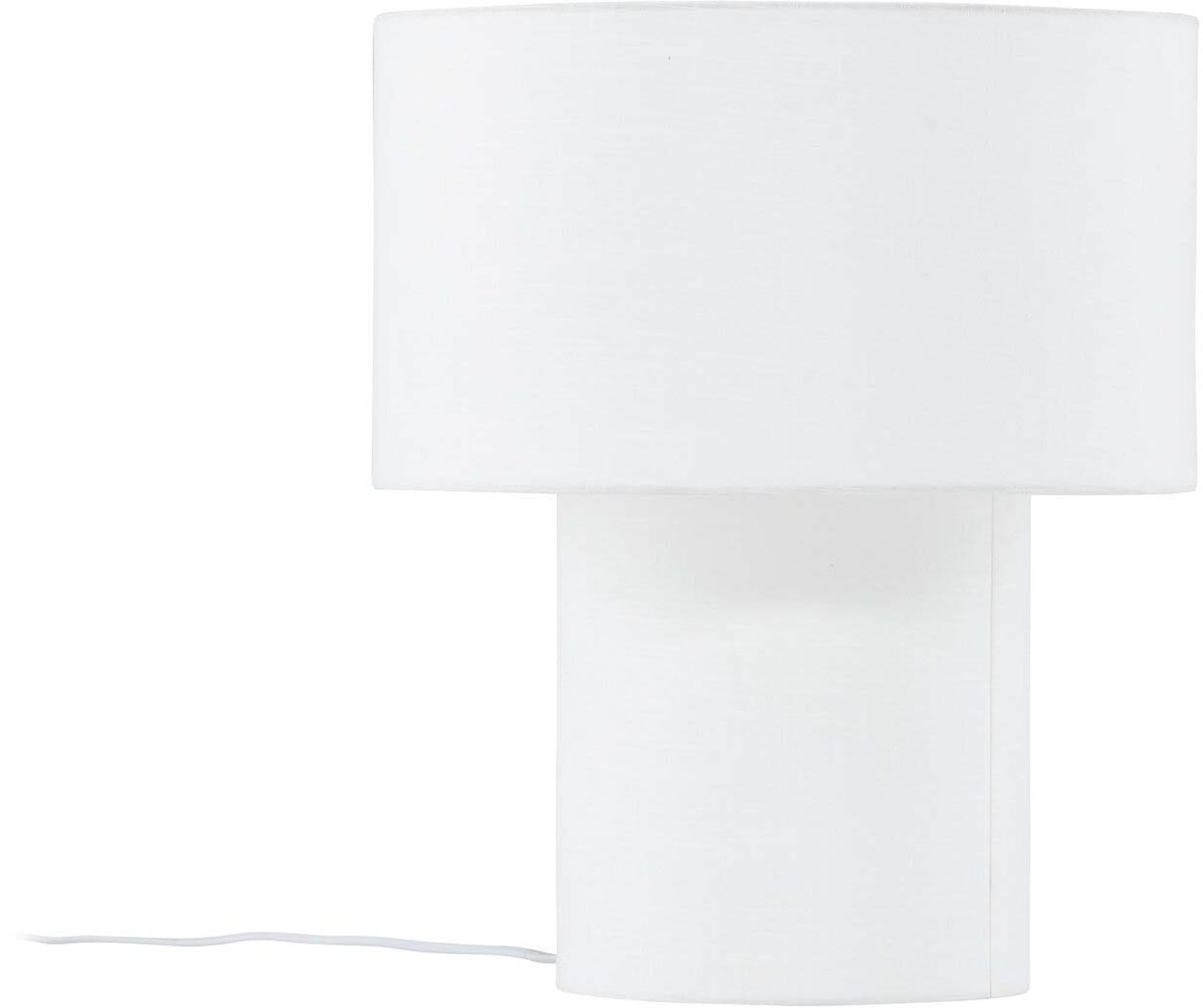 Moderne Globia Tischleuchte von Venture Home aus feinem Leinen.