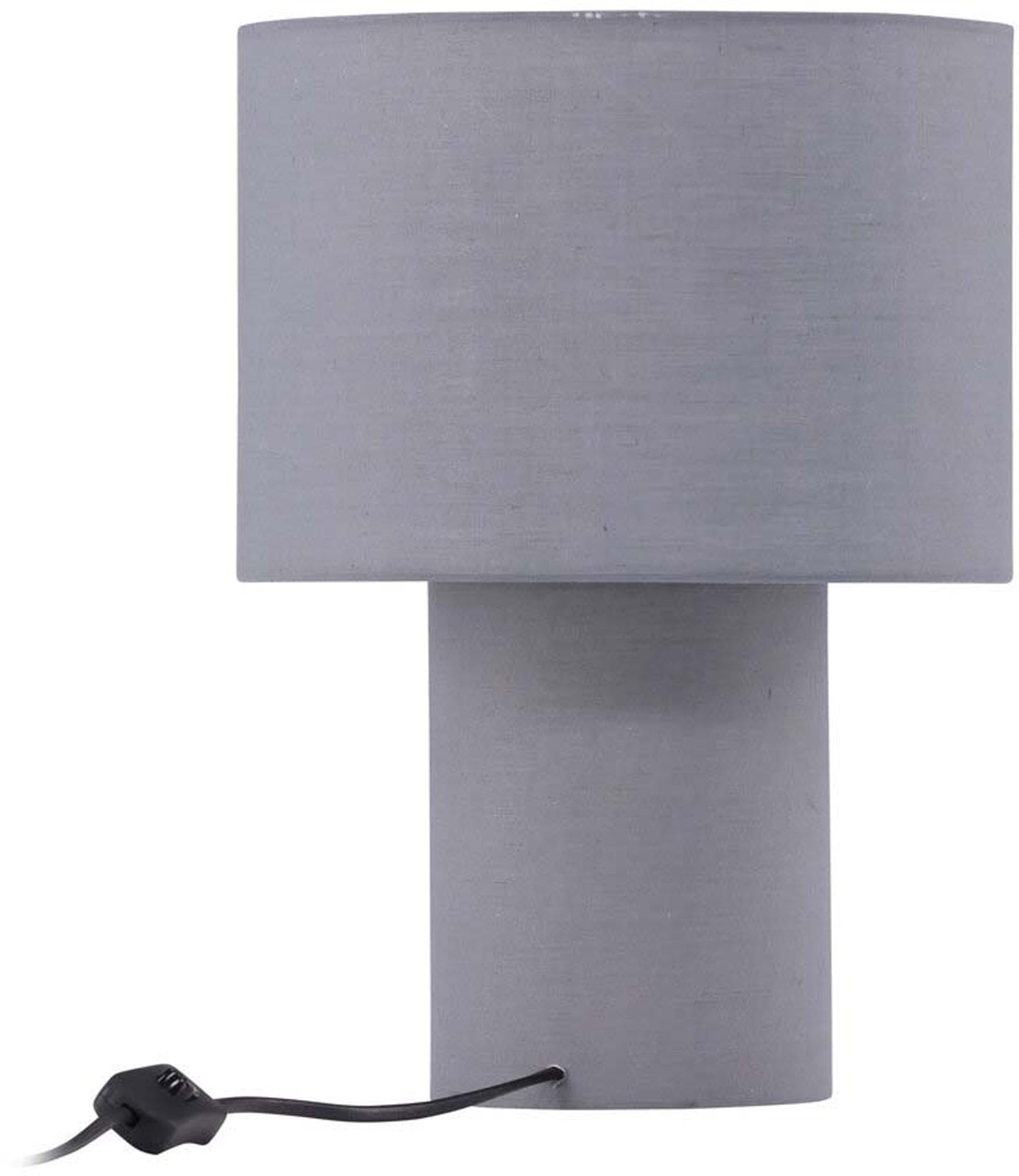 Stilvolle Etenio Tischleuchte von Venture Home, aus hochwertigem Leinen gefertigt, schafft eine behagliche Atmosphäre in jedem Raum.