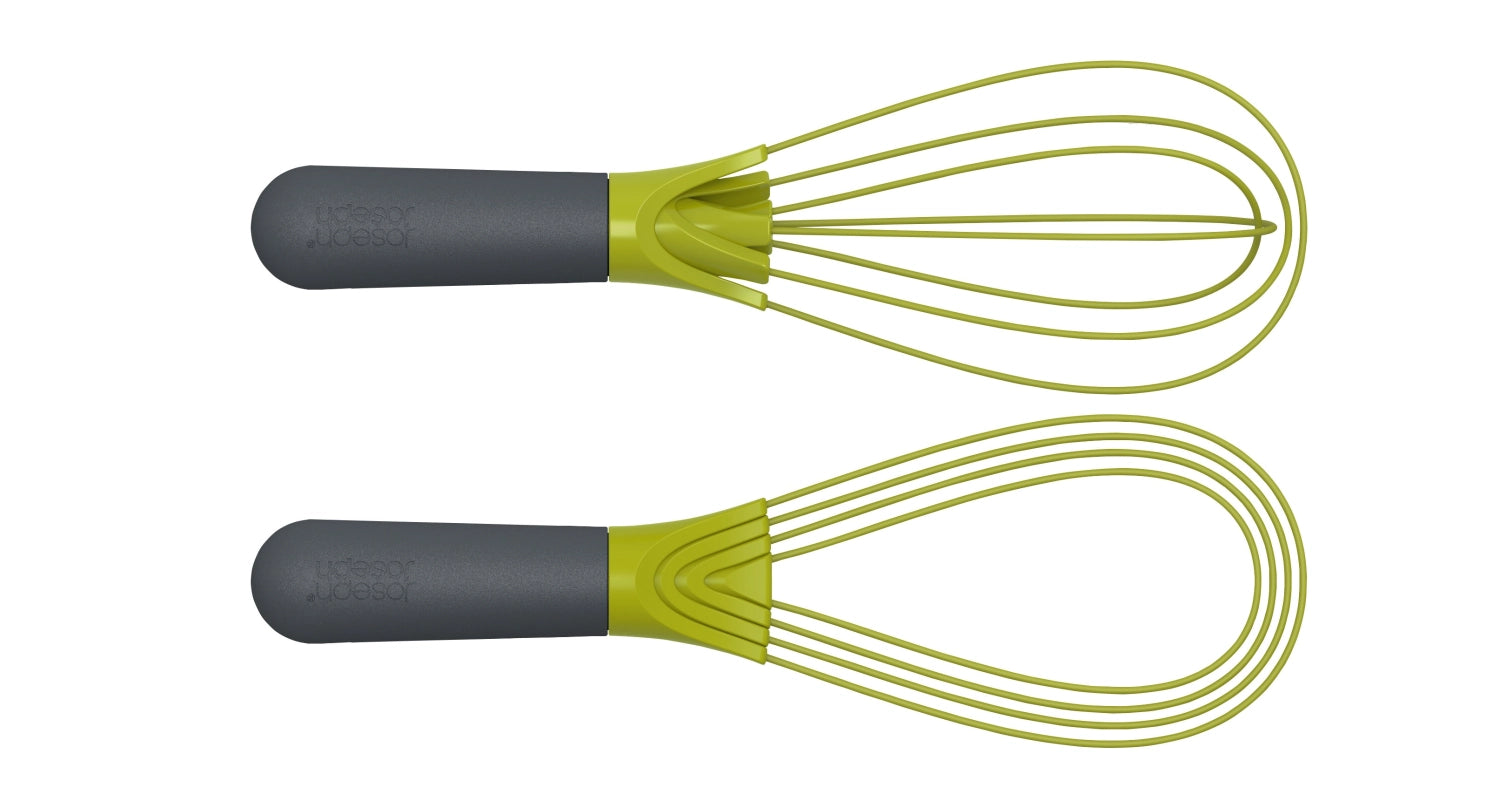 Der Twist Schneebesen von Joseph Joseph vereint modernes Design mit Funktionalität, ideal für müheloses Rühren und Schlagen in der Küche.