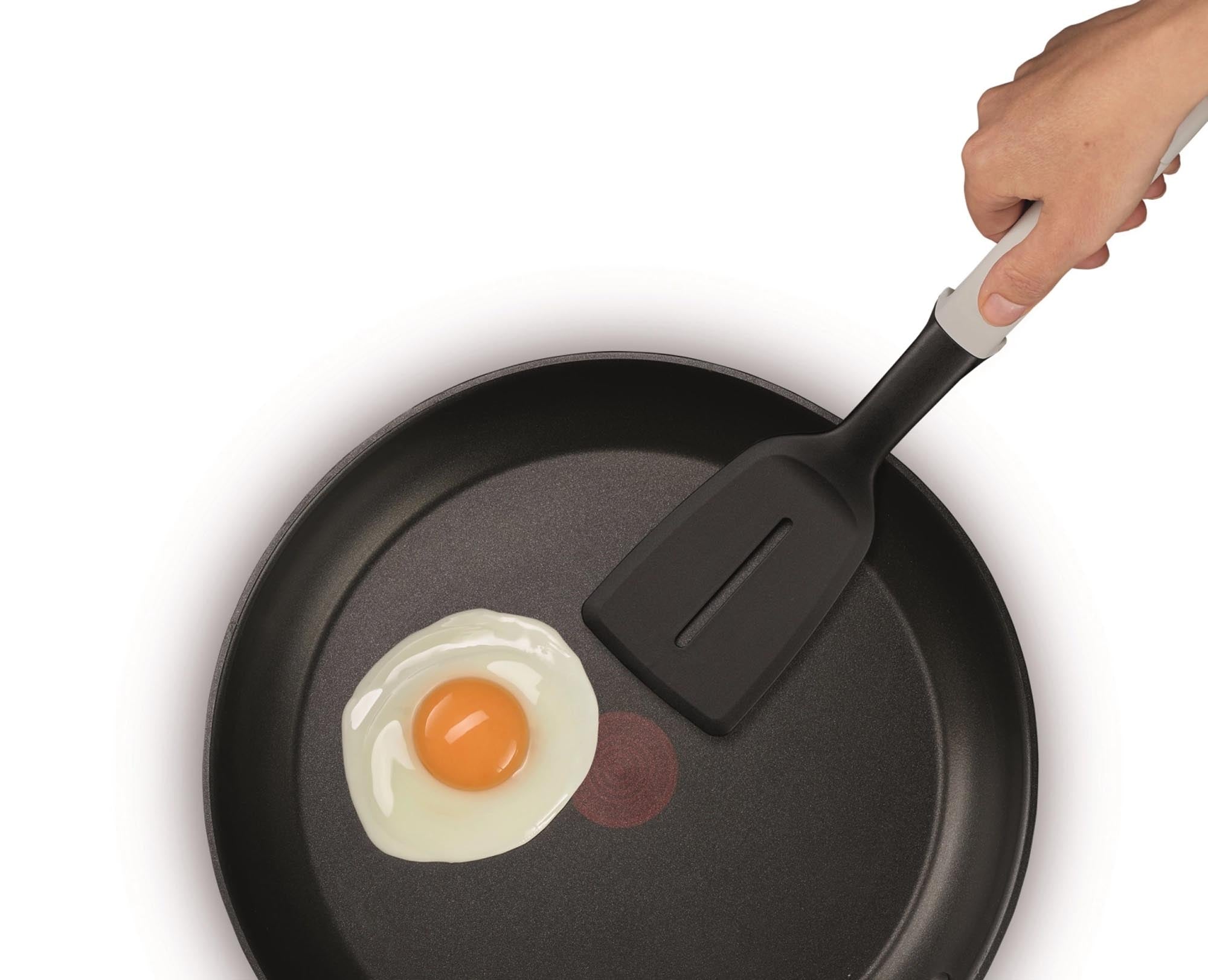 Entdecken Sie das Elevate Utensils Set von Joseph Joseph: 5 stilvolle, langlebige Küchenhelfer aus hitzebeständigem Polypropylen, ideal für platzsparende Aufbewahrung.