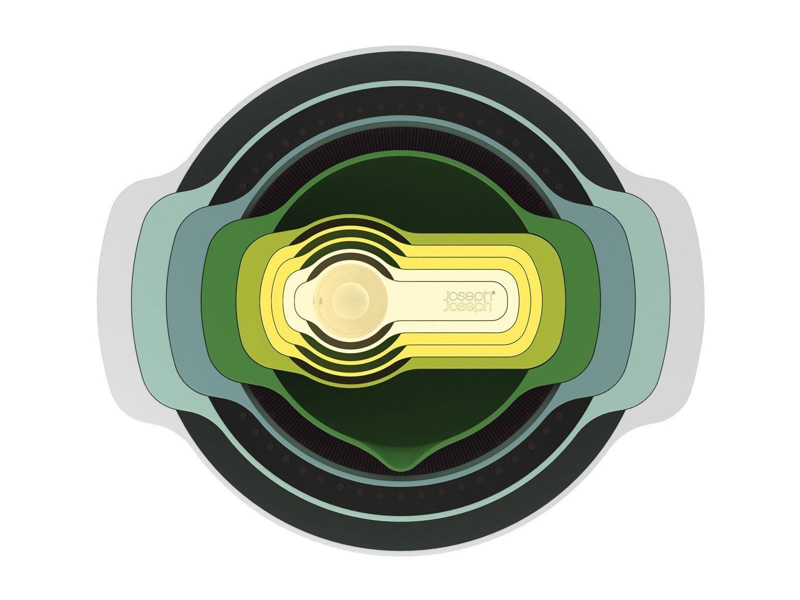 Entdecken Sie das Nest 9 Plus Opal Set von Joseph Joseph – ein stilvolles, kompaktes Set aus Schüsseln und Messlöffeln für müheloses Kochen.