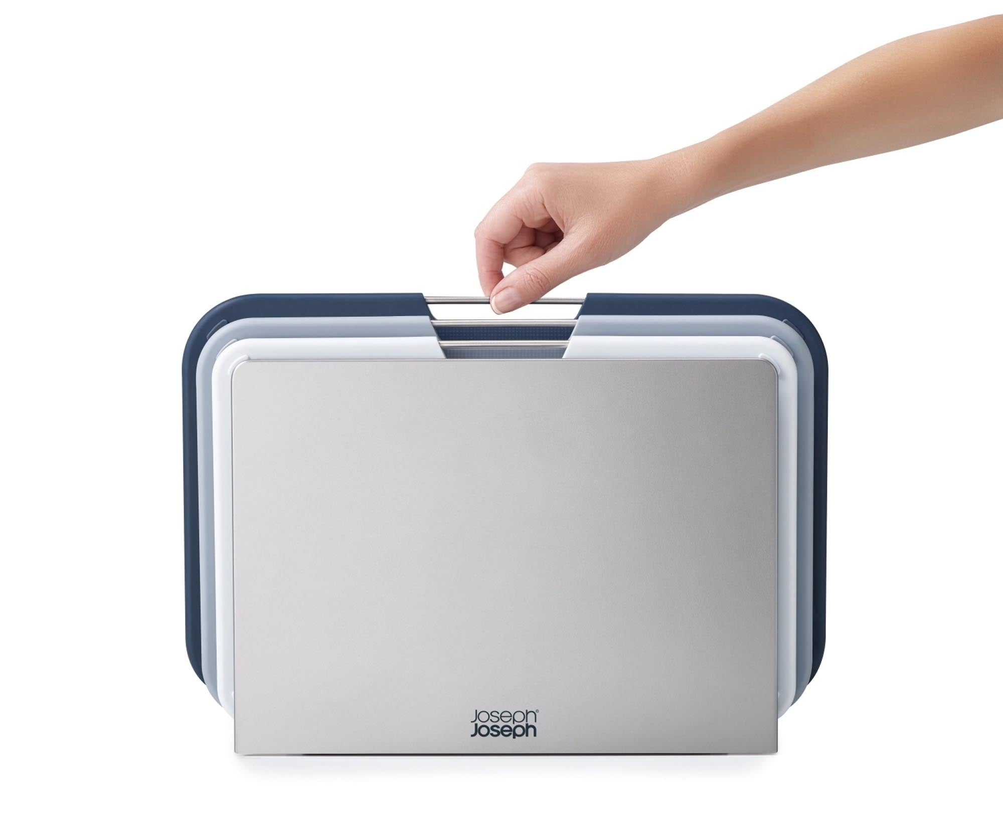 Stilvolles graues Nest Schneidebrett 22x32cm von Joseph Joseph.