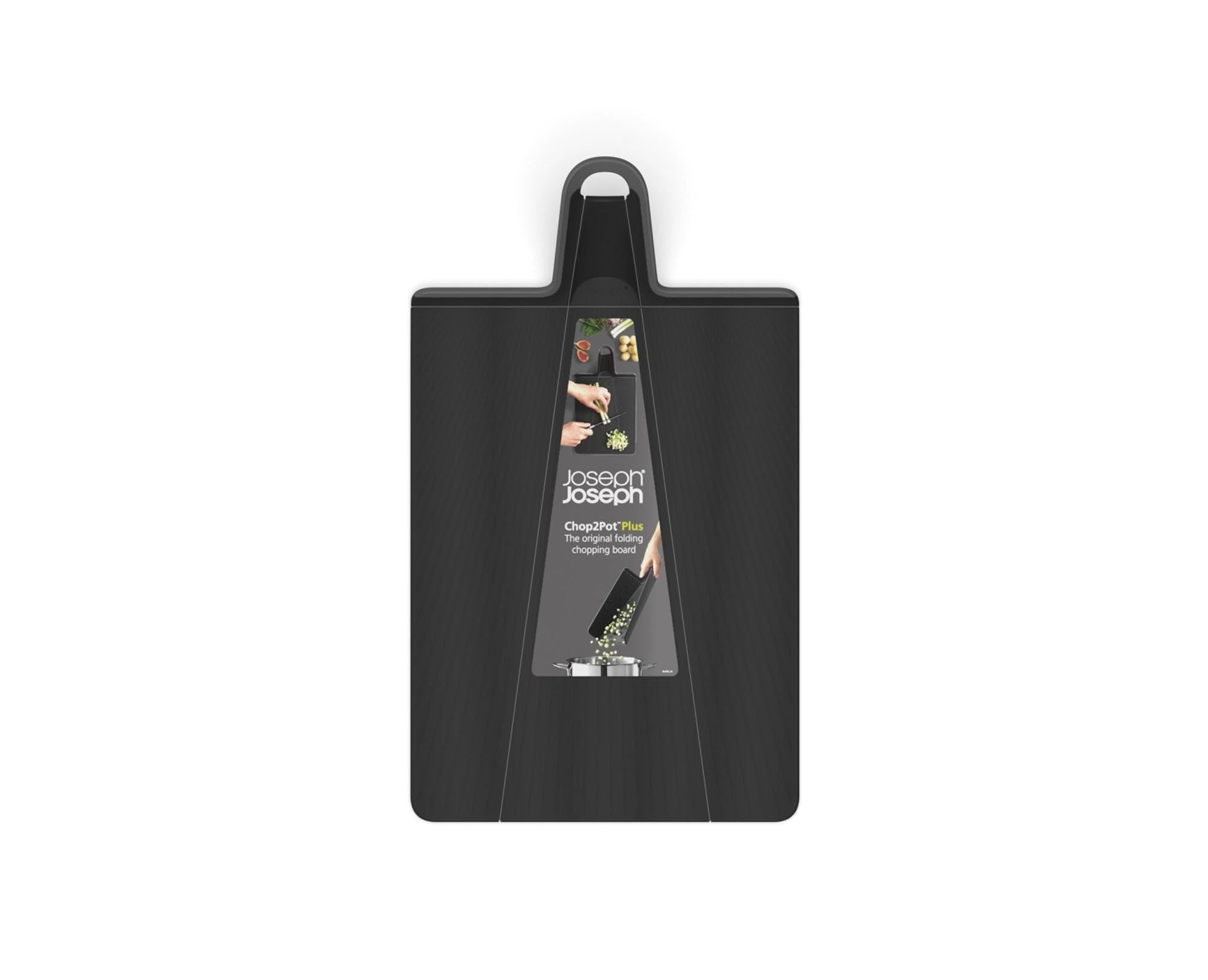 Chop2Pot Plus: Faltbares, BPA-freies Schneidebrett (45x26.3cm) von Joseph Joseph. Innovativ, platzsparend, ideal für jede Küche.