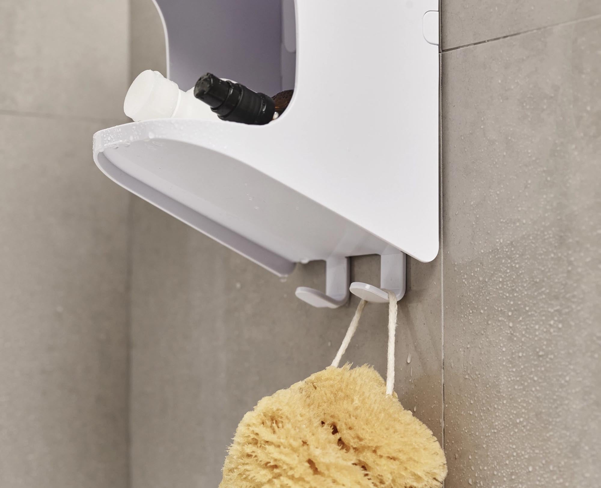 Kompaktes 4-stufiges Duschregal von Joseph Joseph, 45 cm, platzsparend.