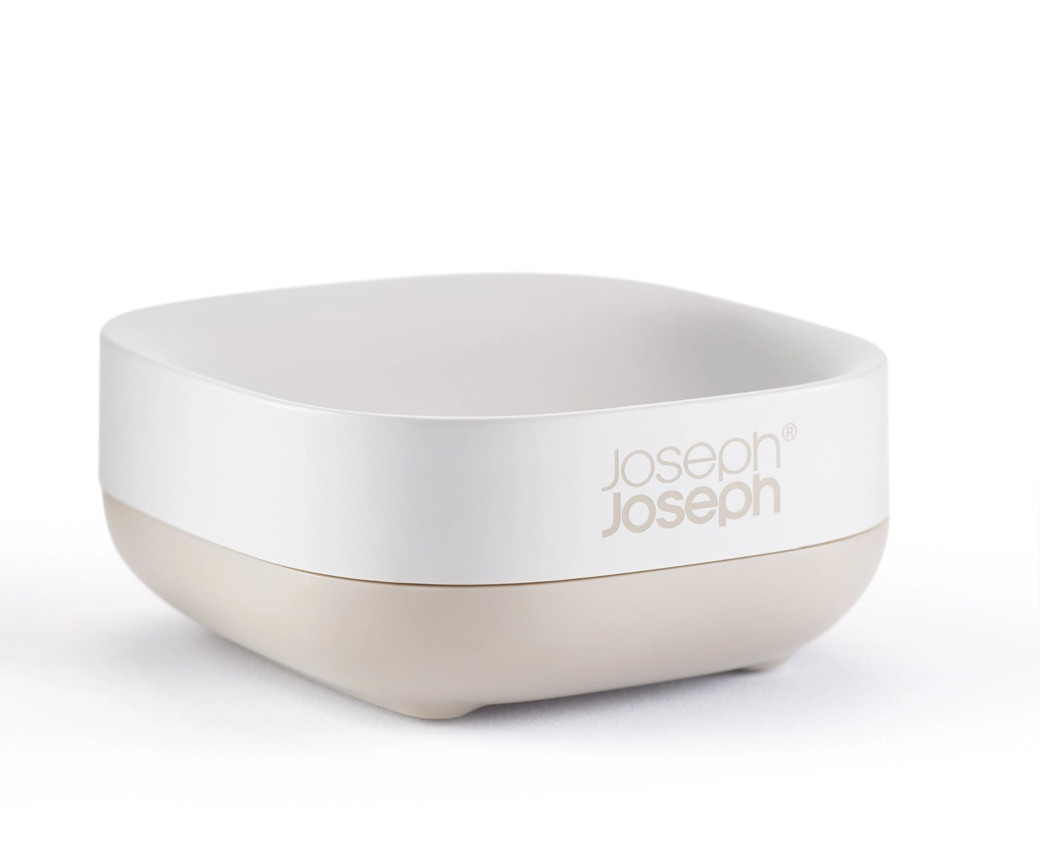 Die Slim Compact Seifenschale ecru von Joseph Joseph vereint modernes Design mit praktischer Funktionalität. Ideal für kleine Badezimmer!