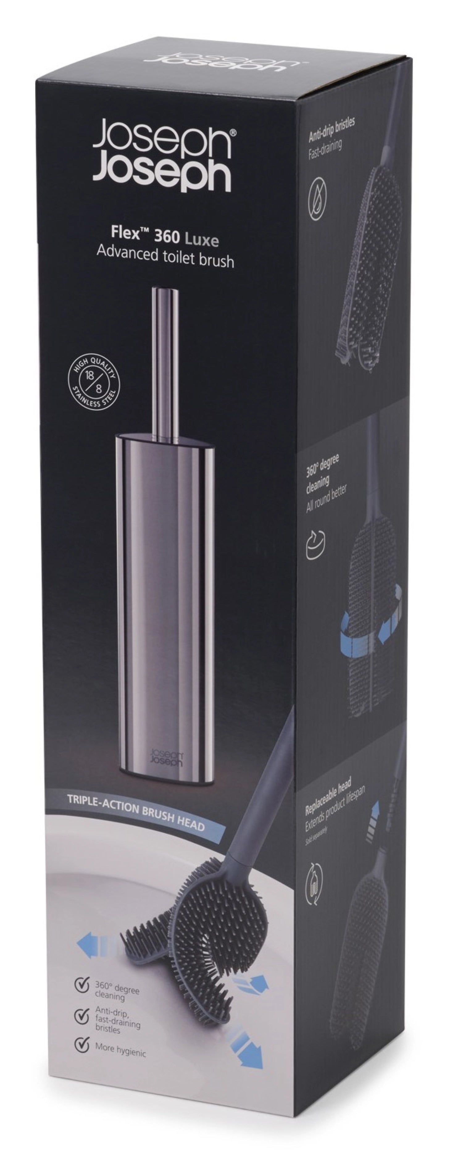 Flex 360 Luxe WC Bürste Edelstahl
