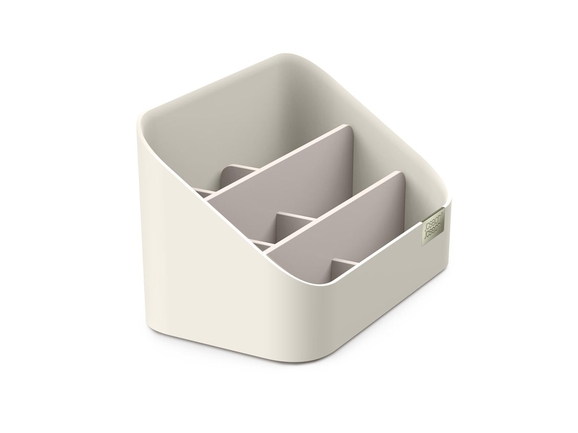 Kompakter Kosmetik-Organizer von Joseph Joseph mit gestuftem Design, ideal für Make-up und Pflege, Masse: 18x10.7x11cm.