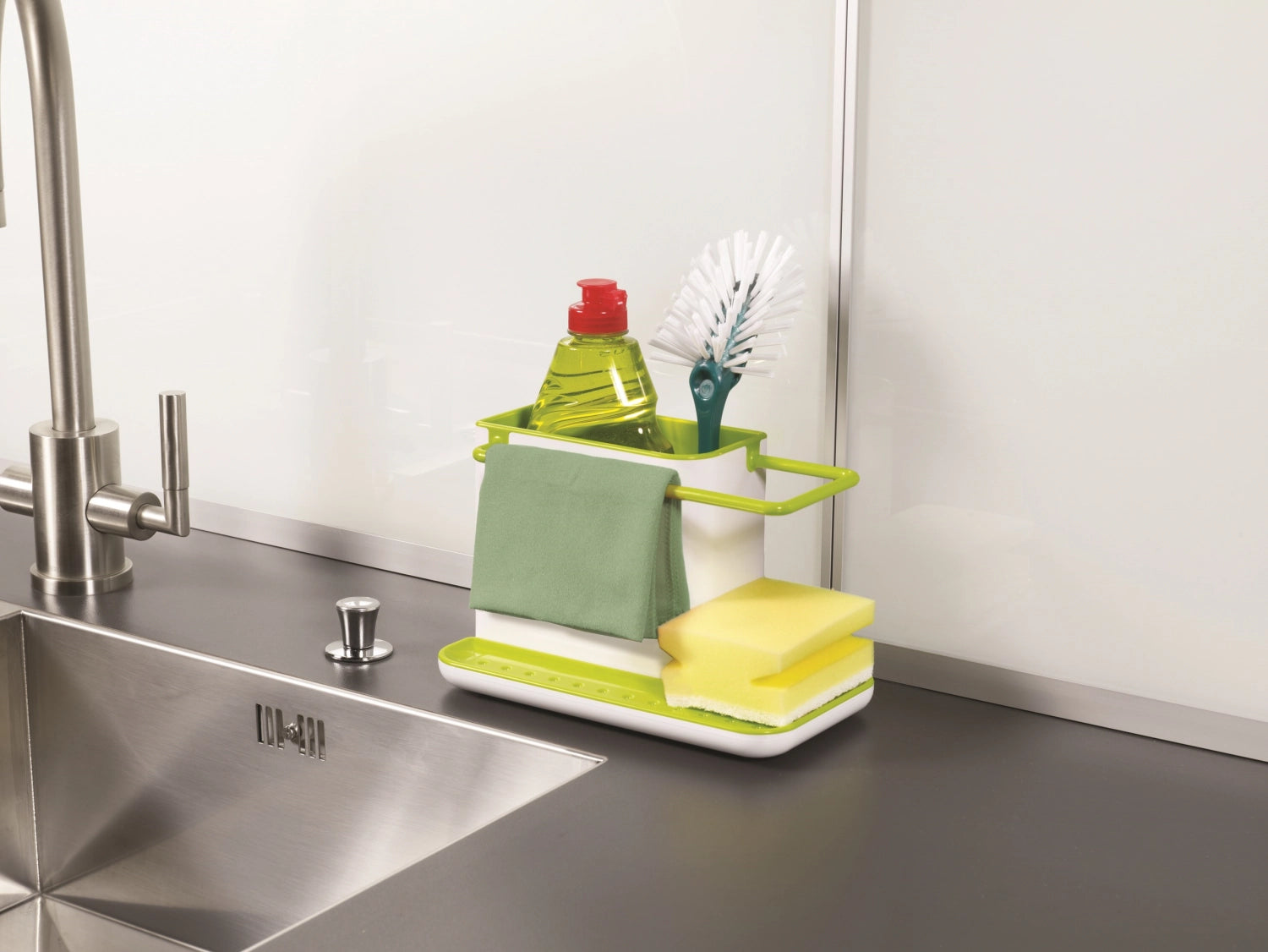 Sink Caddy schwarz grau 20x13.5x11.5cm
