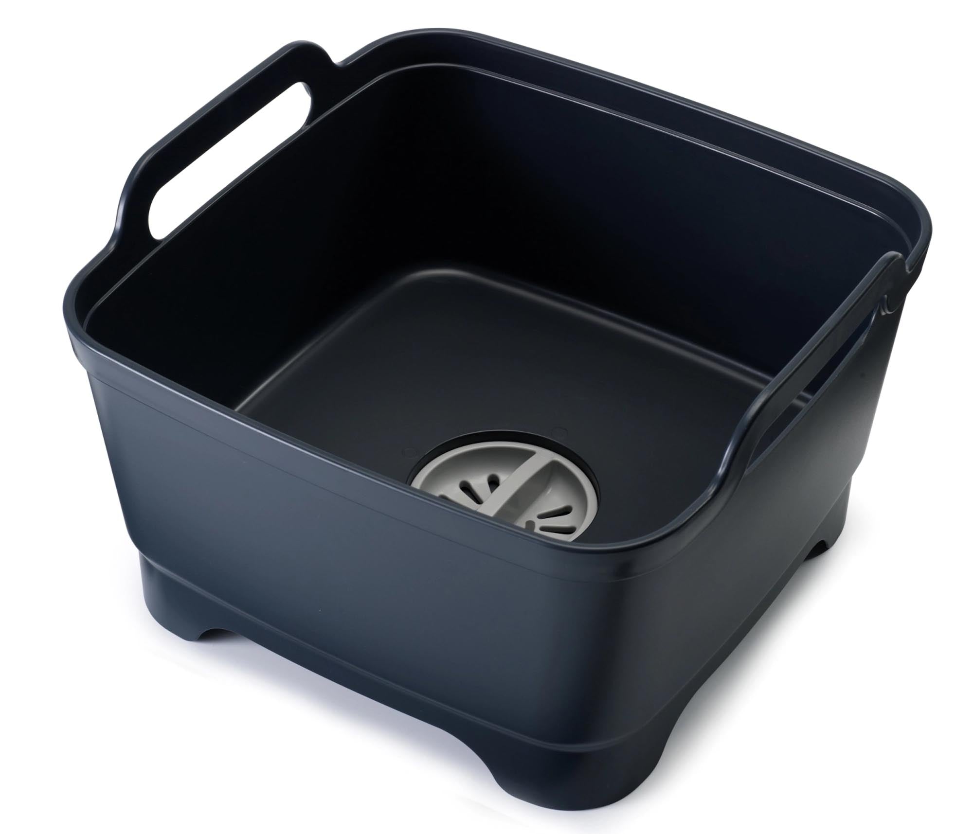 Stilvoller grauer Wash Drain von Joseph Joseph mit cleverem Abfluss.