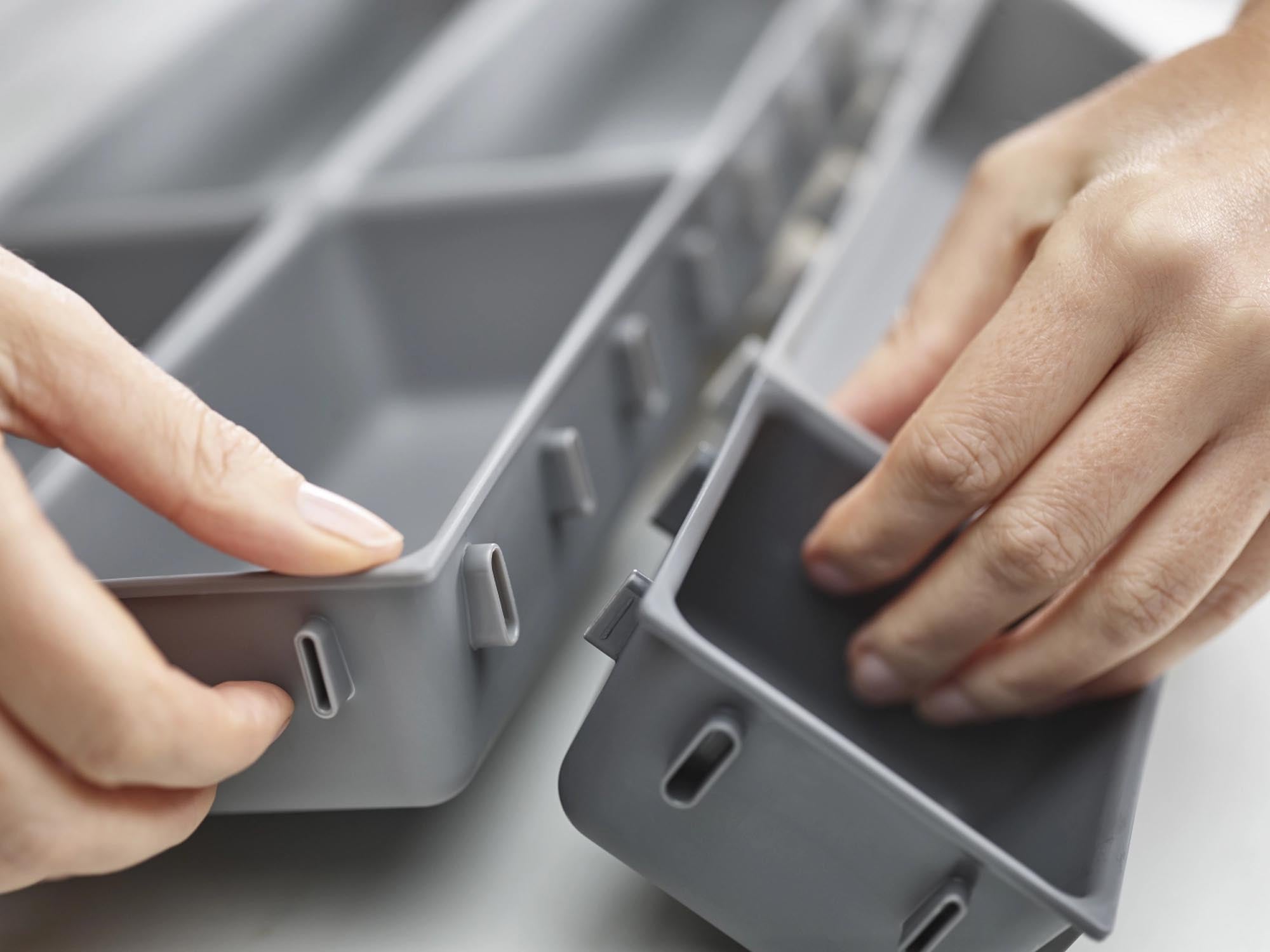 Maximale Schubladenorganisation mit dem 7-teiligen Blox-Set.