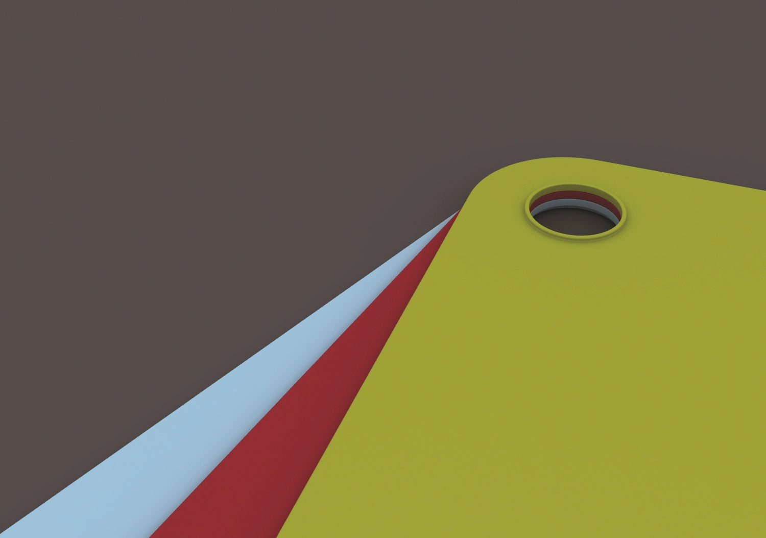 Tappeto taglio 3 set pop multicolore, 24x34cm