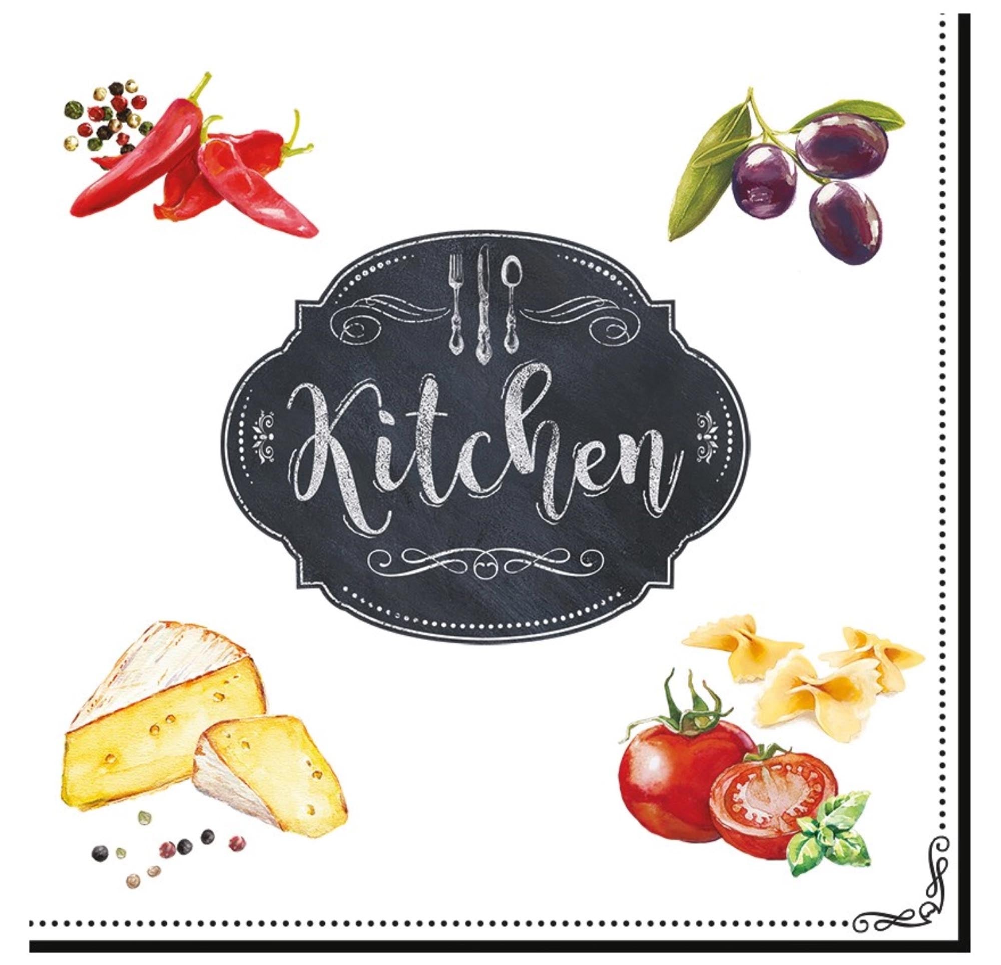 Elegante, saugfähige Servietten (33x33cm) von Easy Life, ideal für jeden Anlass. 20 Stück, umweltfreundlich und reissfest.