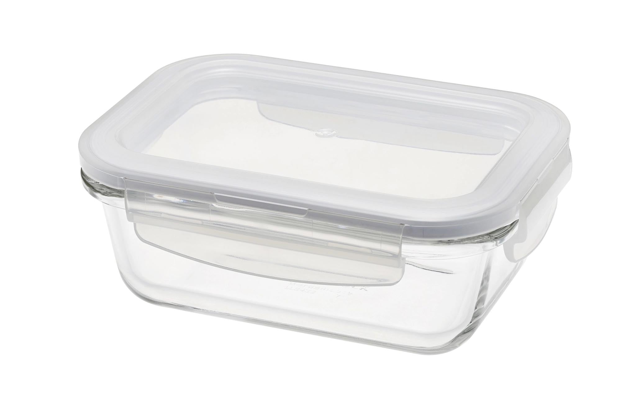 Kompakter Lock&Lock Ofenglas Behälter 0.38lt: Ideal für Aufläufe, Kuchen & Reste. Hitzebeständiges Glas, luftdichter Deckel, spülmaschinenfest.