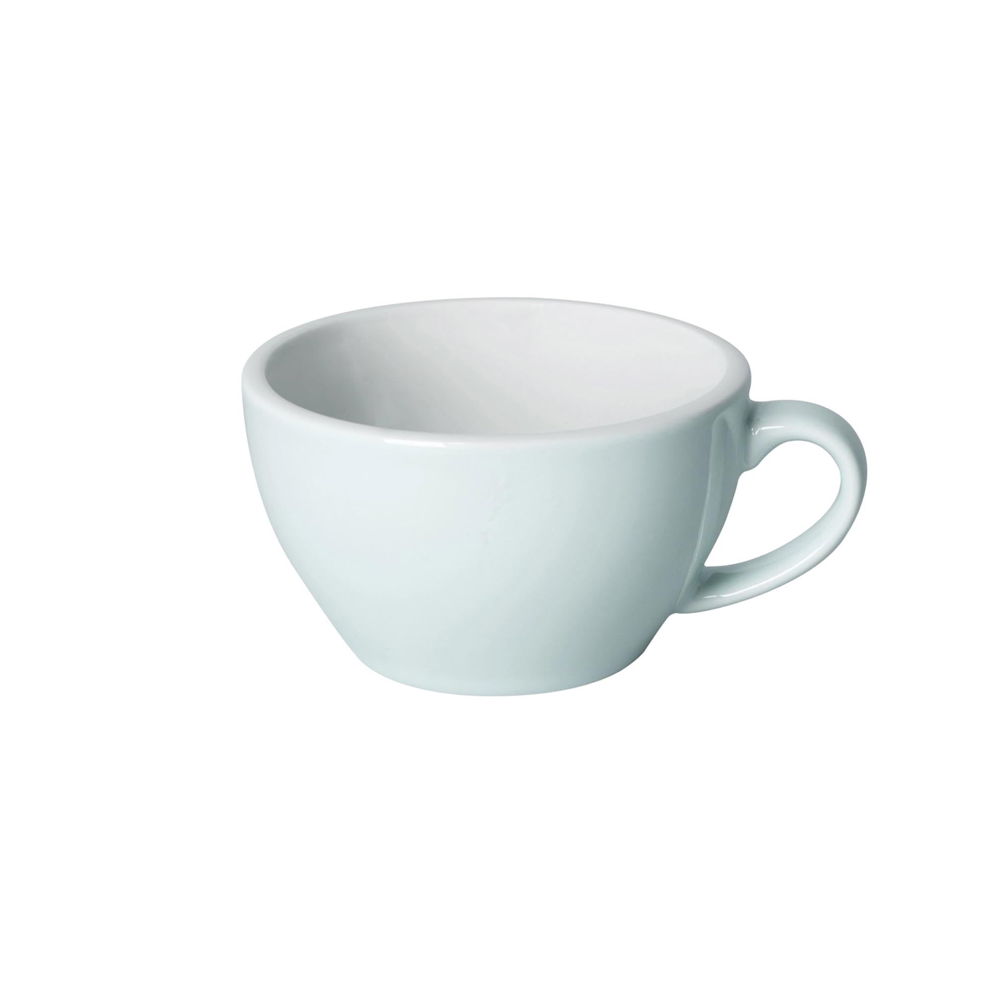 Egg Cappuccino Tasse 250ml in Bachblau präsentiert im Onlineshop von KAQTU Design AG. Kaffeetassen ist von Loveramics