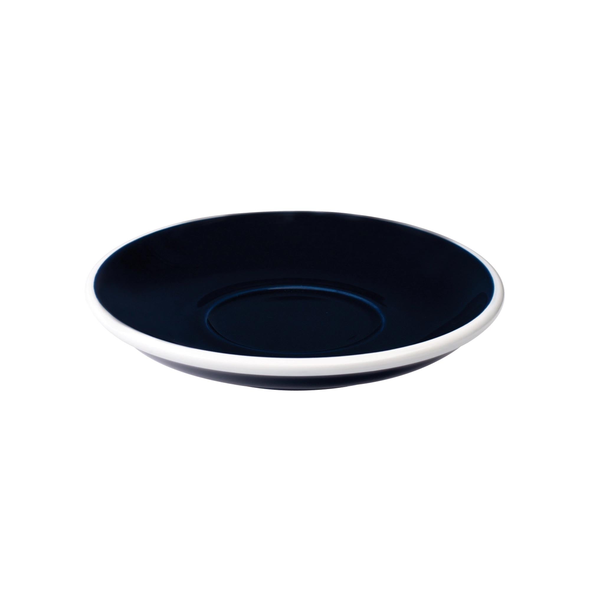 Egg Untertassen für Espresso bis Café Latte in Jeansblau präsentiert im Onlineshop von KAQTU Design AG. Kaffeetassen ist von Loveramics