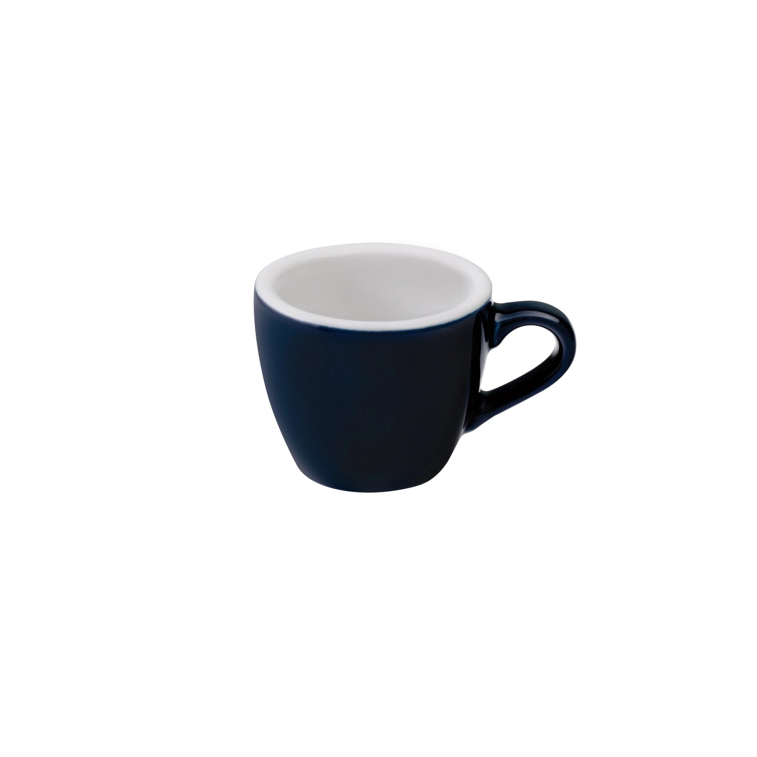 Egg Espresso Tasse 80ml in Jeansblau präsentiert im Onlineshop von KAQTU Design AG. Espressotassen ist von Loveramics