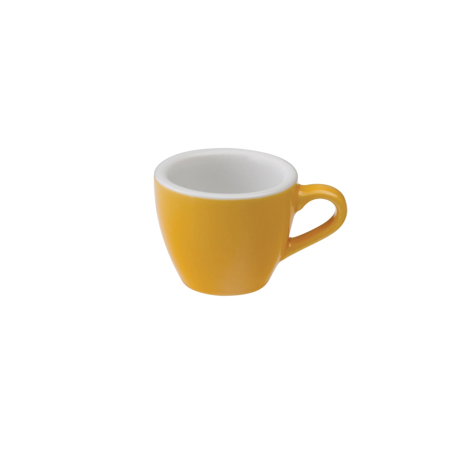 Egg Espresso Tasse 80ml in Gelb präsentiert im Onlineshop von KAQTU Design AG. Espressotassen ist von Loveramics