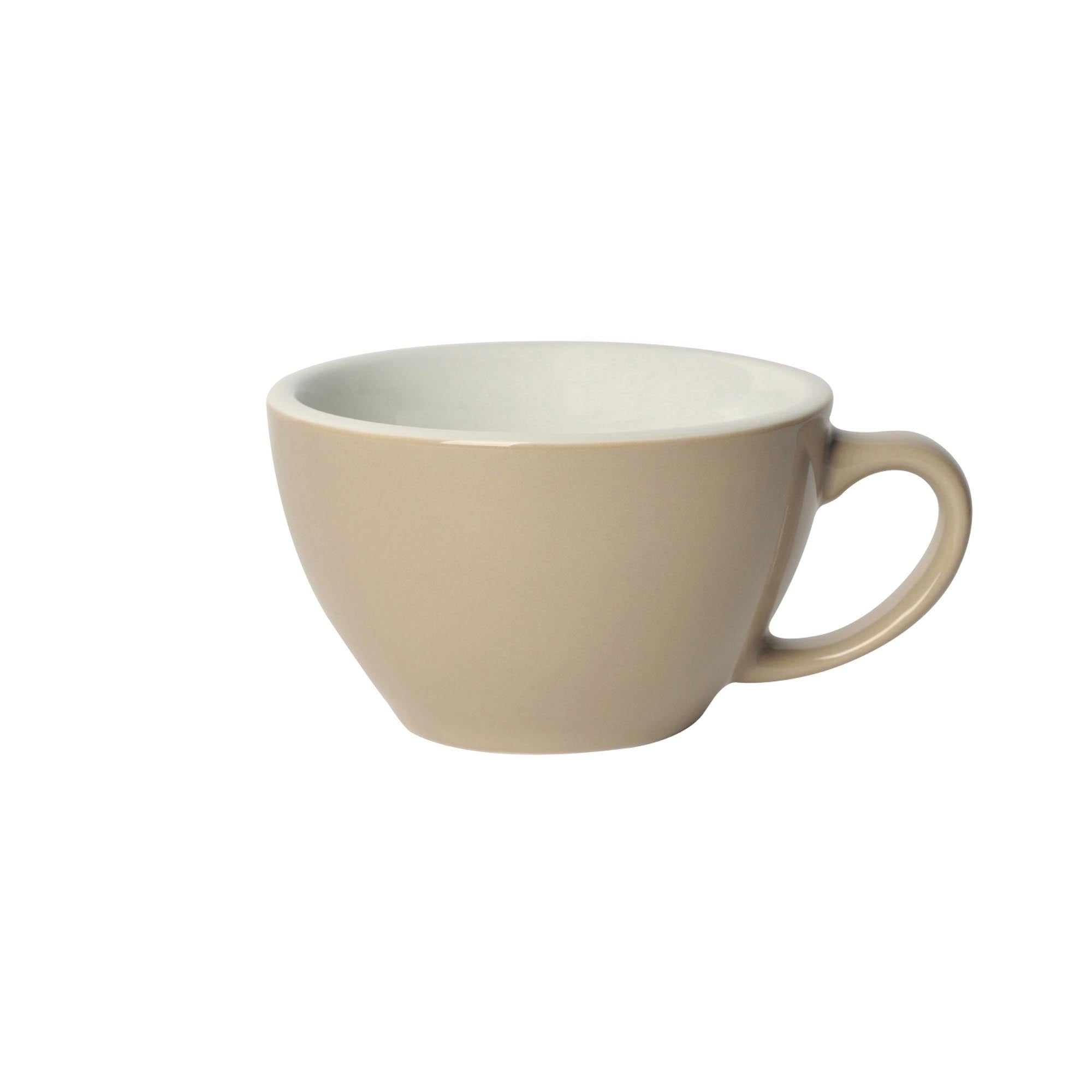 Egg Café Latte Tasse 300ml in Graubraun präsentiert im Onlineshop von KAQTU Design AG. Kaffeetassen ist von Loveramics